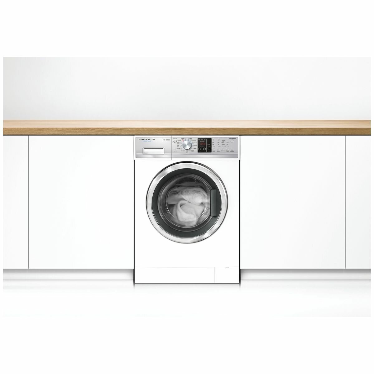Fisher & Paykel WD8560F1 8.5kg/5kg Front Load Washer Dryer Combo - Energy Efficient Laundry Solution for Apartments & Small Homes