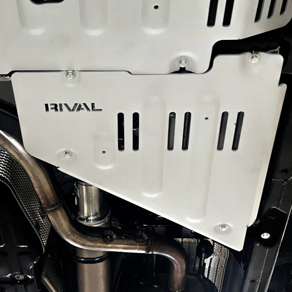 RIVAL 4X4 Heavy Duty Aluminum Transfer Case Skid Plate for 2024+ Toyota Tacoma - Off-Road Protection & Underbody Shield for Adventure & Rock Crawling