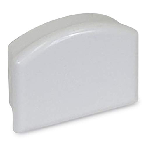 9' White AHR Handrail Section with Mounts - USA Made Stair Railing for Indoor & Outdoor Stairs, Porch, Deck - Easy Installation for Home Safety & Accessibility
