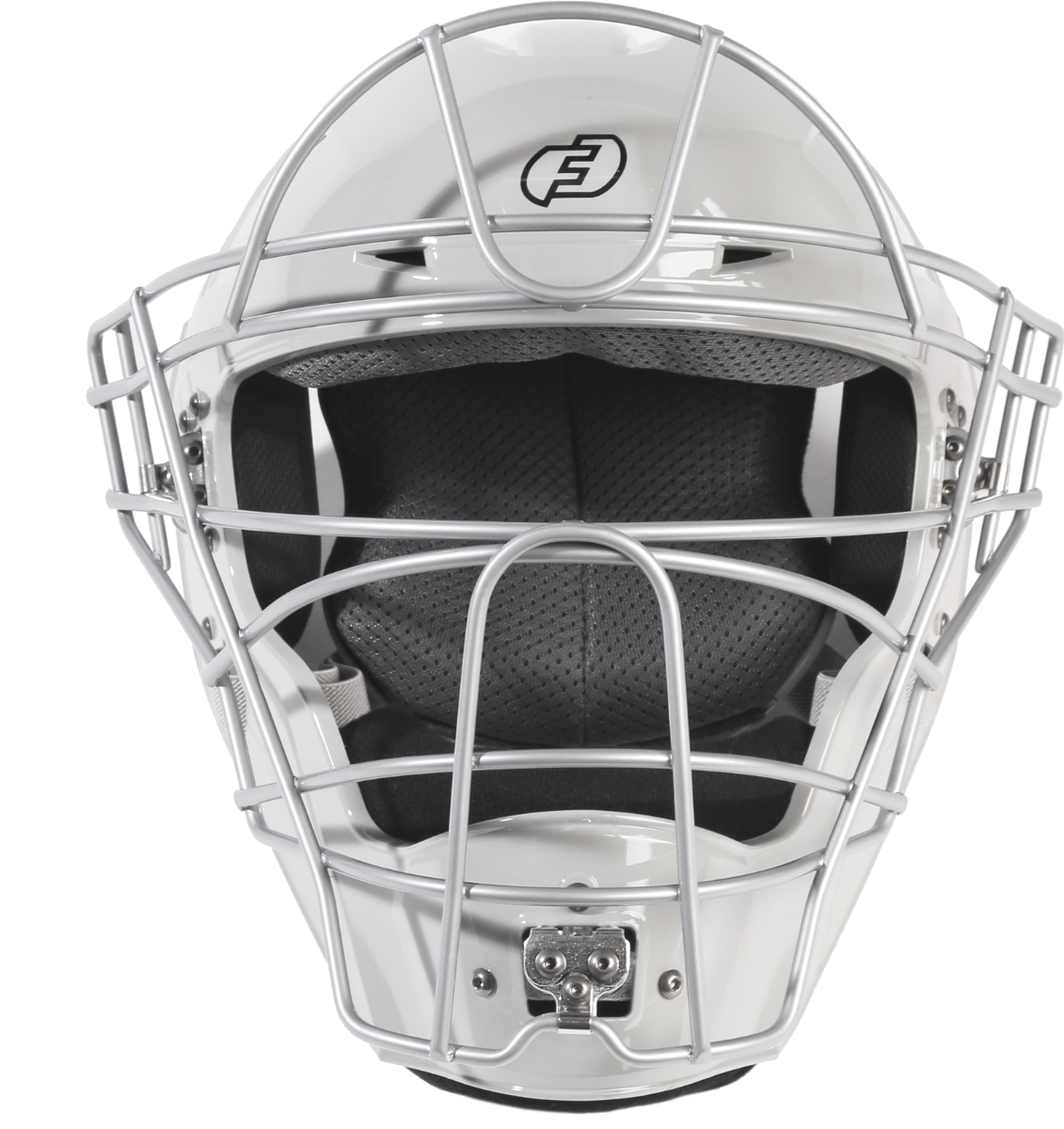 FORCE3 XS3® PRO Catchers Helmet - NOCSAE Certified Gloss Finish Baseball Catcher's Mask for Youth & Adult Players - Perfect for Games, Training & Safety Protection