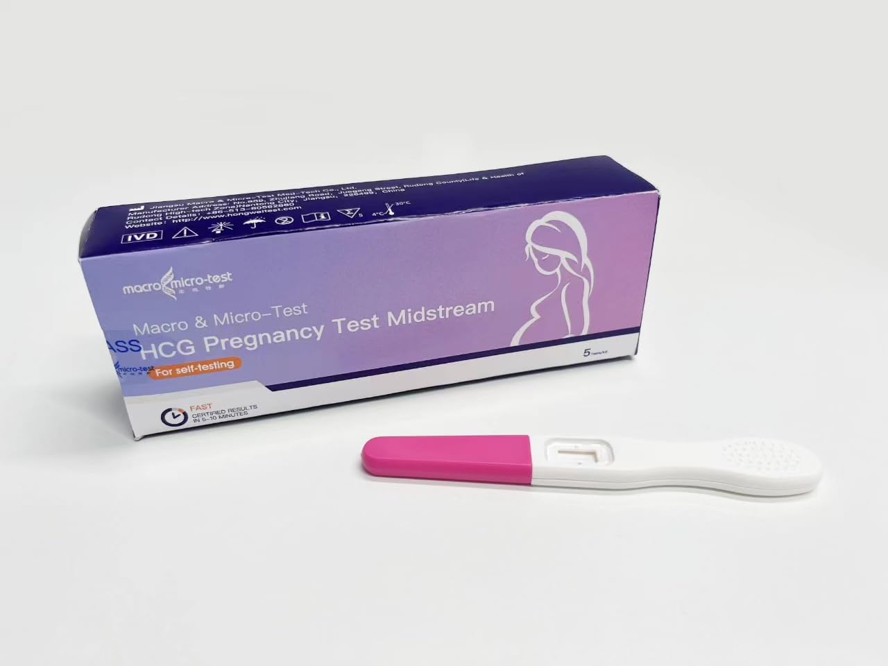 HCG Pregnancy Test Kit - Early Detection, Accurate Results for Home Use | Best for Trying to Conceive & Fertility Tracking