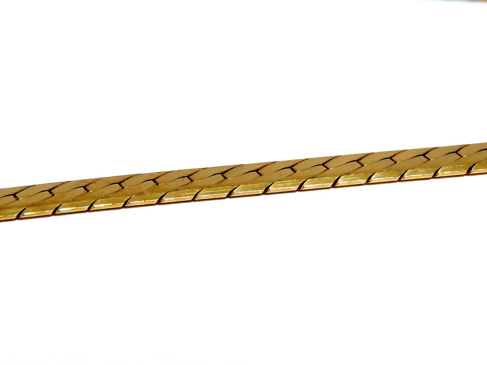 14kt Gold 5.4mm Herringbone Chain Necklace for Women - Classic Layered Jewelry for Everyday Wear & Special Occasions