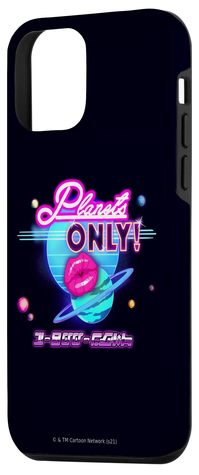 iPhone 12 Mini Rick and Morty Planets Phone Case - Durable Protective Cover with Unique Solar System Design - Perfect for Fans, Everyday Use & Gift Giving