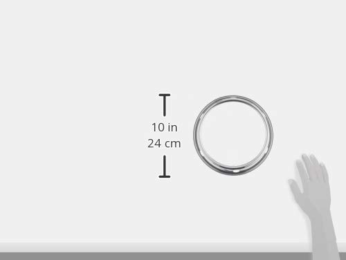 Iron Ring for Jewelry Making - 28x28x28cm - Silver & Black Iron Craft Rings for DIY Bracelets, Necklaces & Home Decor - Premium Metal Rings for Crafts & Art Projects