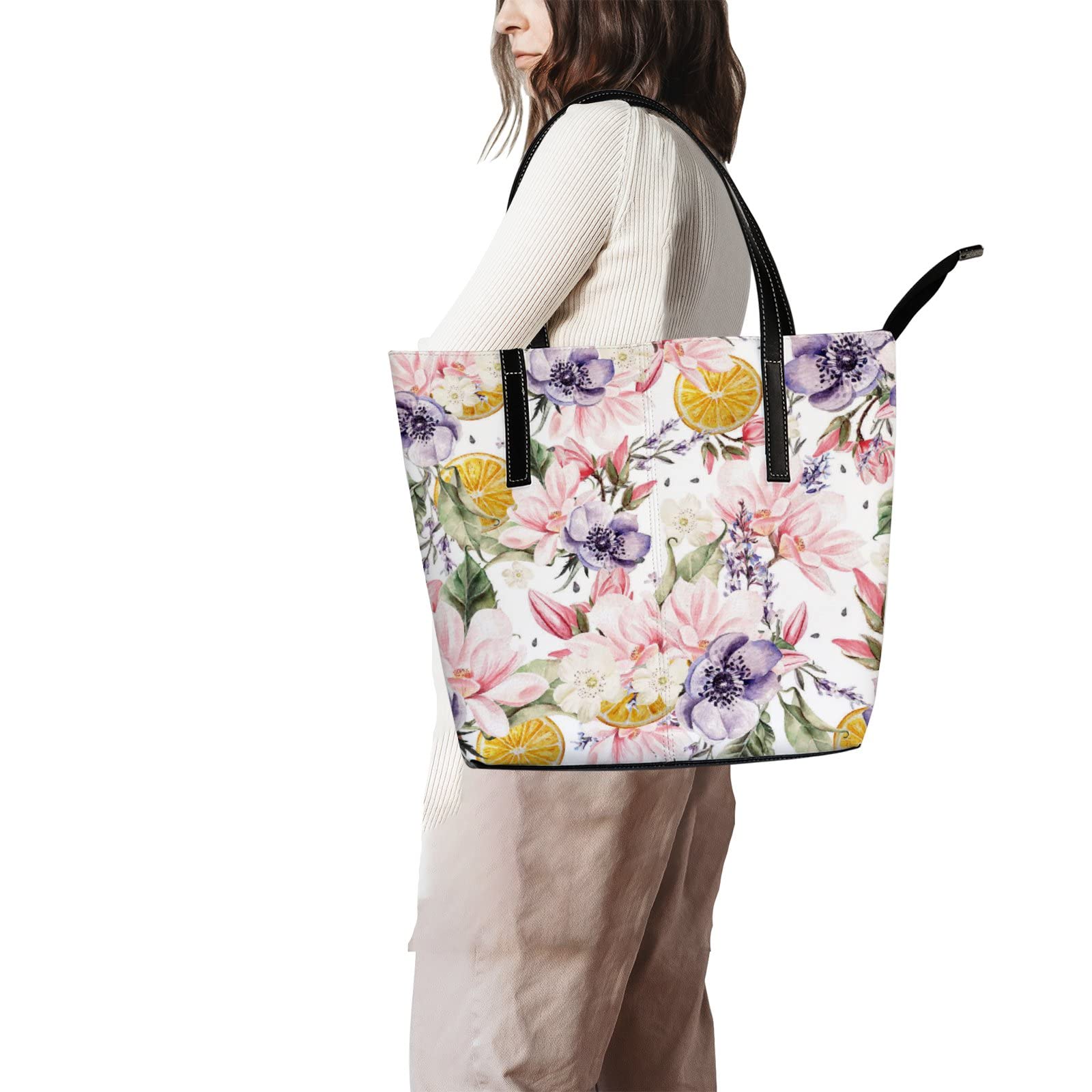 Stylish Leather Tote Bag for Women - Fashionable Crossbody Handbag with Adjustable Strap | Perfect for Work, Travel & Everyday Use