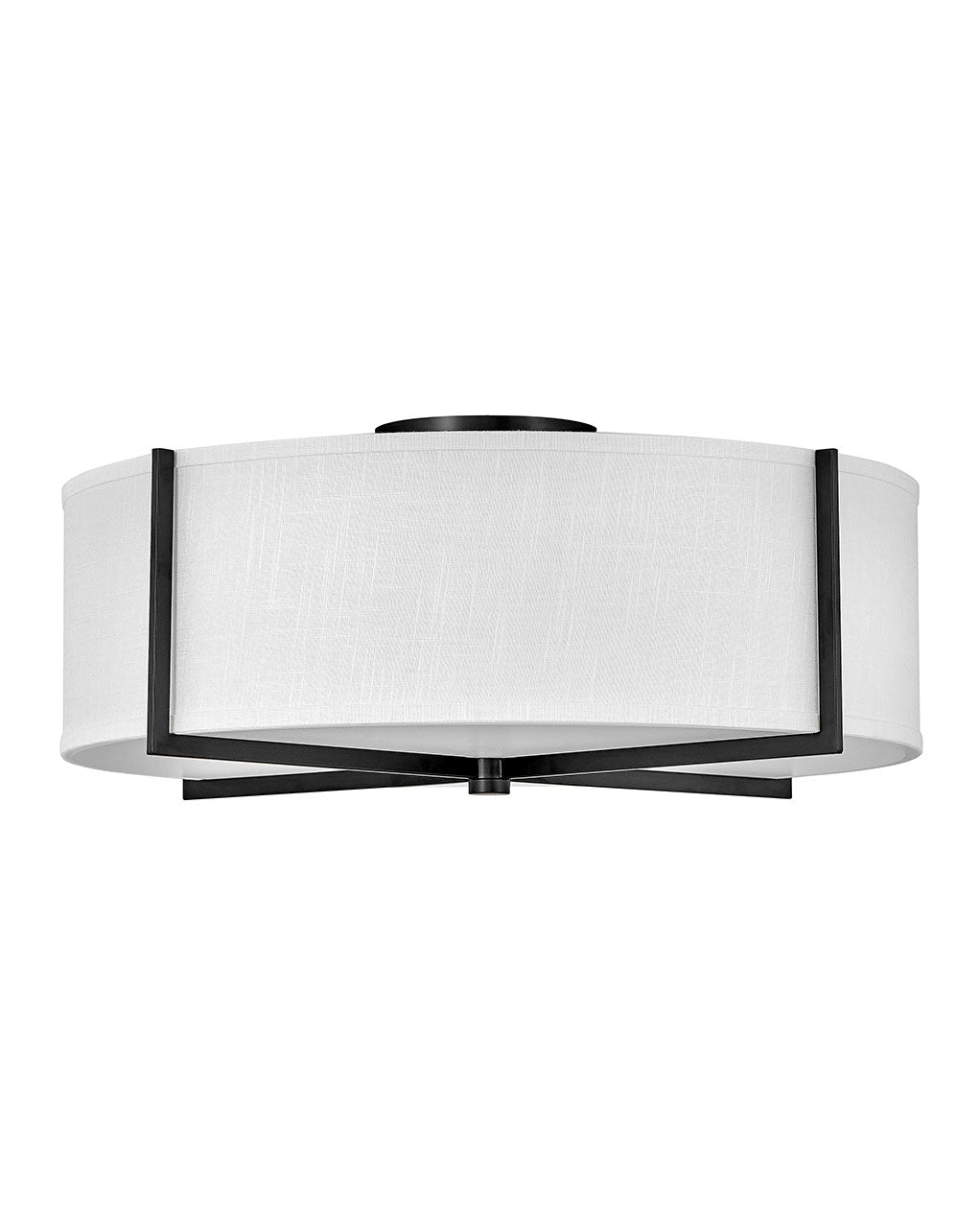 Black Axis Off White LED Foyer Pendant Light - Modern Ceiling Lighting Fixture for Entryway, Hallway & Staircase