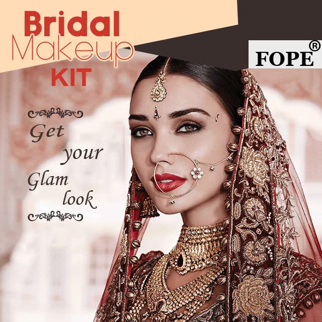 Fope 22-Piece Bridal Makeup Kit Set for Women - Professional Wedding & Special Occasion Cosmetics Accessories | Perfect for Brides, Bridesmaids, and Formal Events
