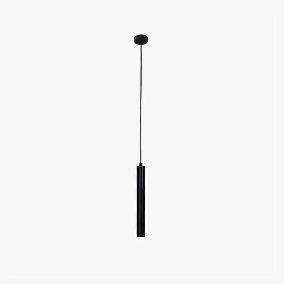 Modern Black Direct Suspension Pendant Light - Sleek Minimalist Ceiling Fixture for Dining Room, Kitchen Island, or Living Room Decor