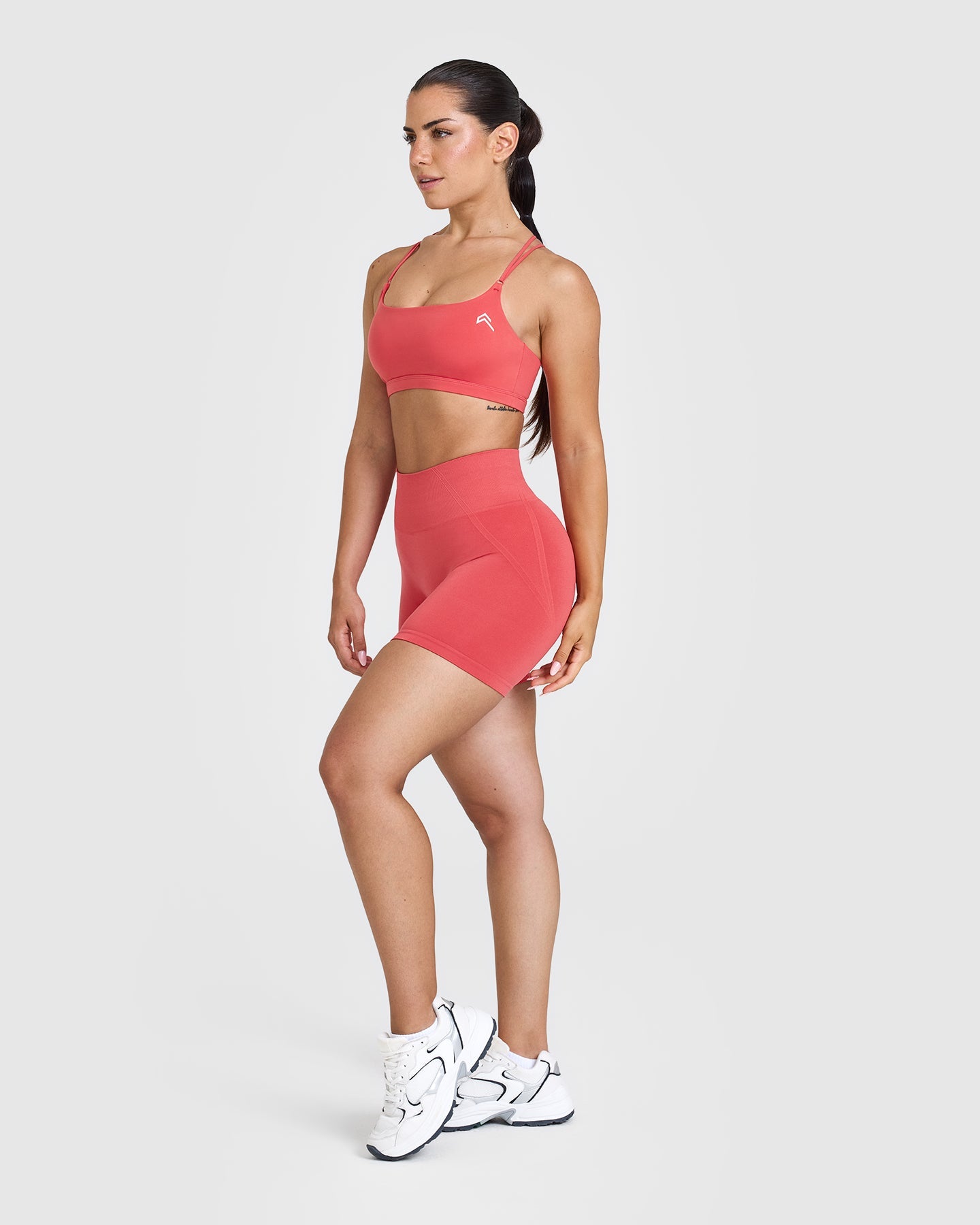 Sweet Red Everyday Crossover Bralette - Comfortable Wireless Bra for Yoga, Lounge & Sleep | Women's Seamless Bralette Top