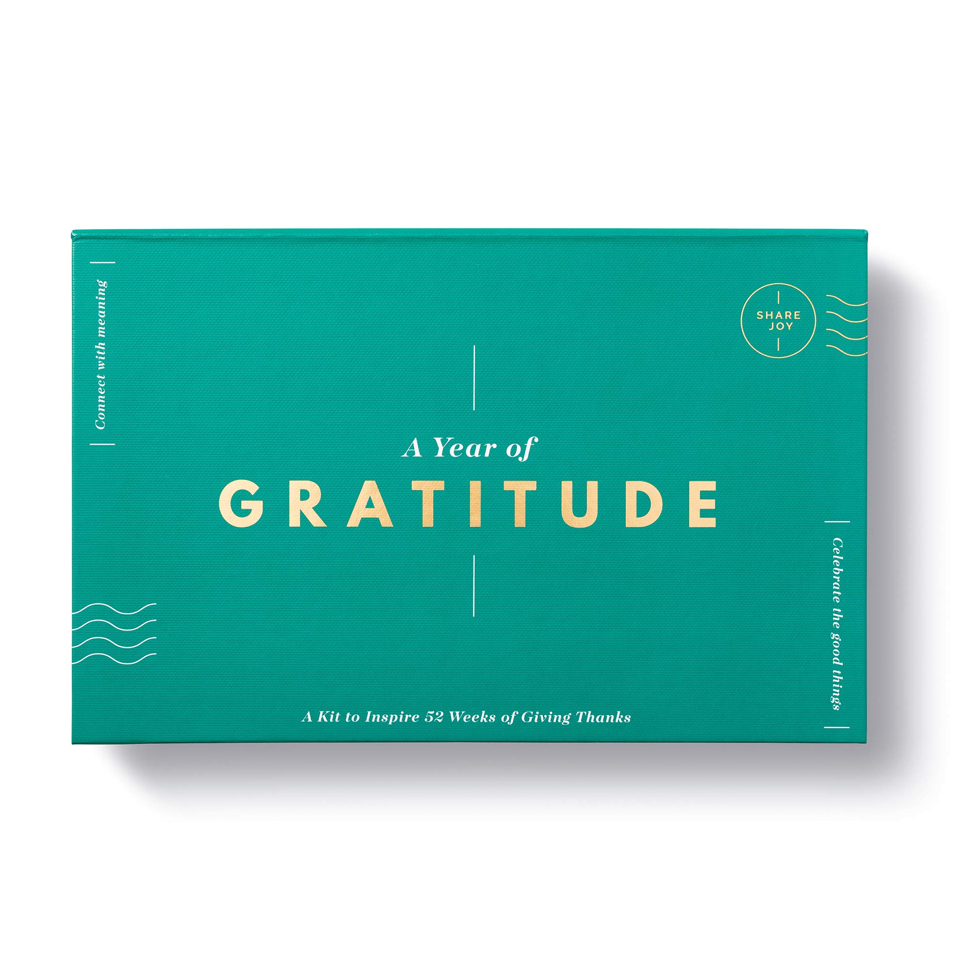 Compendium Gratitude Card Kit - 52 Inspirational Thank You Note Cards for Year-Round Appreciation | Perfect for Holidays, Birthdays & Daily Encouragement