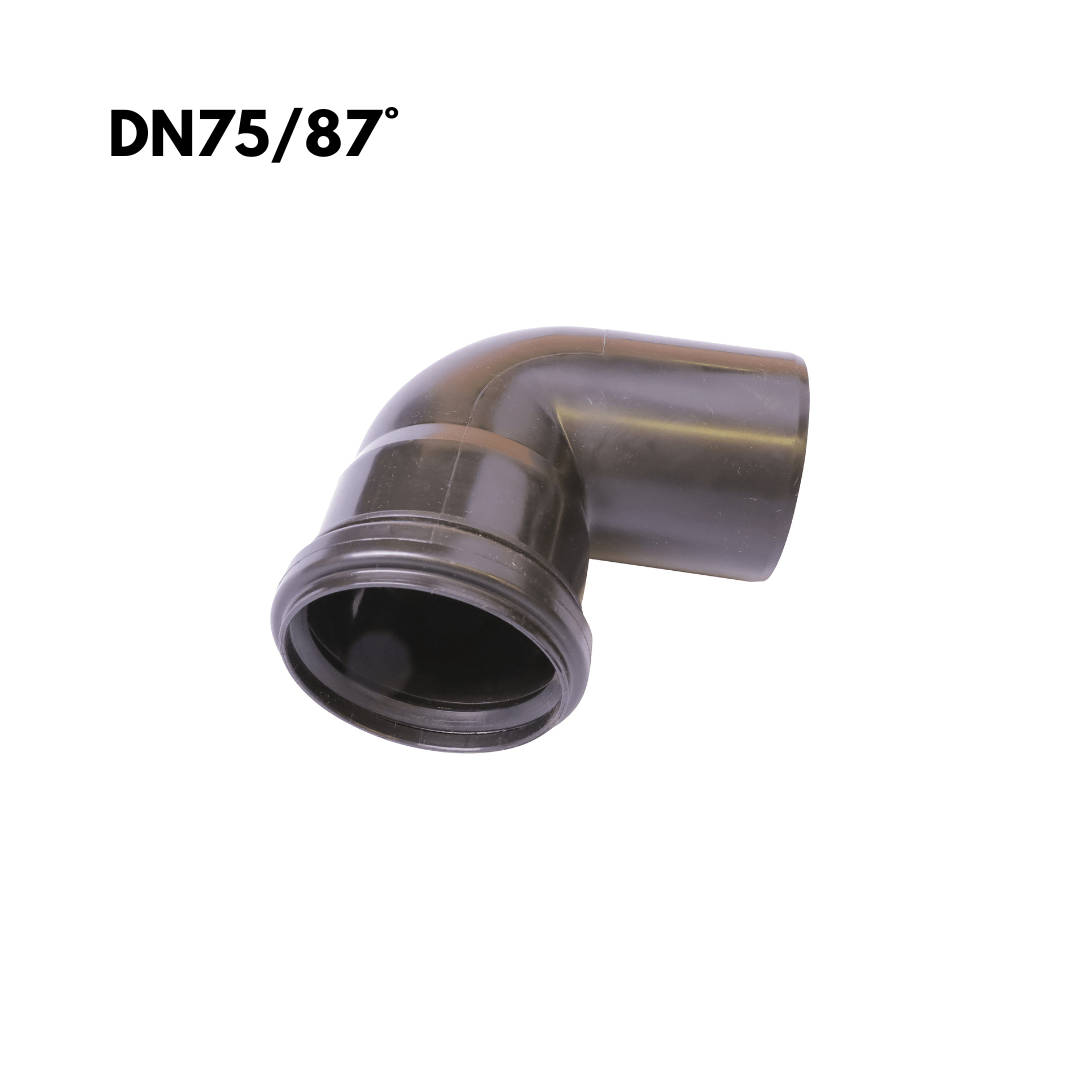 OASE Black Connection Pipe (DN110/75/50) - Durable PVC Plumbing Fittings for Drainage Systems, Sewer Lines & Water Supply - Perfect for Home, Garden & Industrial Use