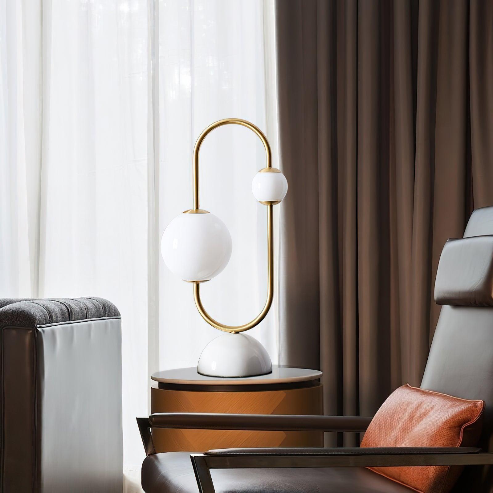 Martha Table Lamp - Modern LED Nightstand Lamp with USB Port, Adjustable Brightness for Bedroom, Living Room & Office - Perfect for Reading, Relaxing & Decor