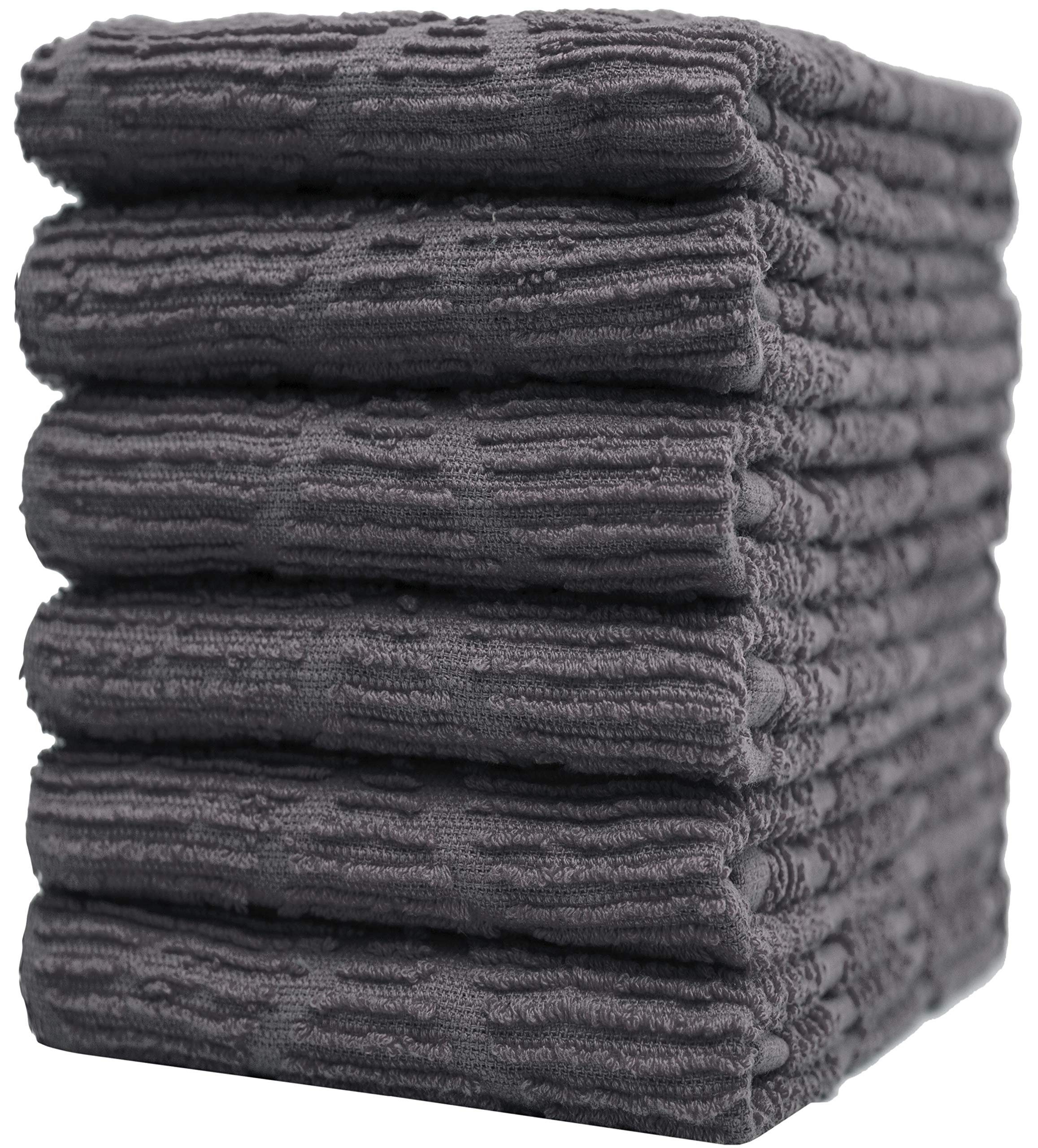 Premium Cotton Kitchen Towels Set (6 Pack, 16