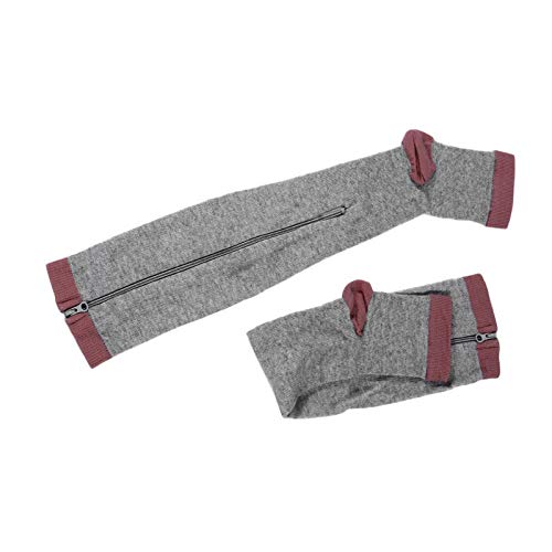 Zippered Medical Compression Socks for Men & Women - 20-30 mmHg Graduated Support, Easy On/Off Zipper Design (1 Pair) - Ideal for Travel, Post-Surgery Recovery & Varicose Vein Relief