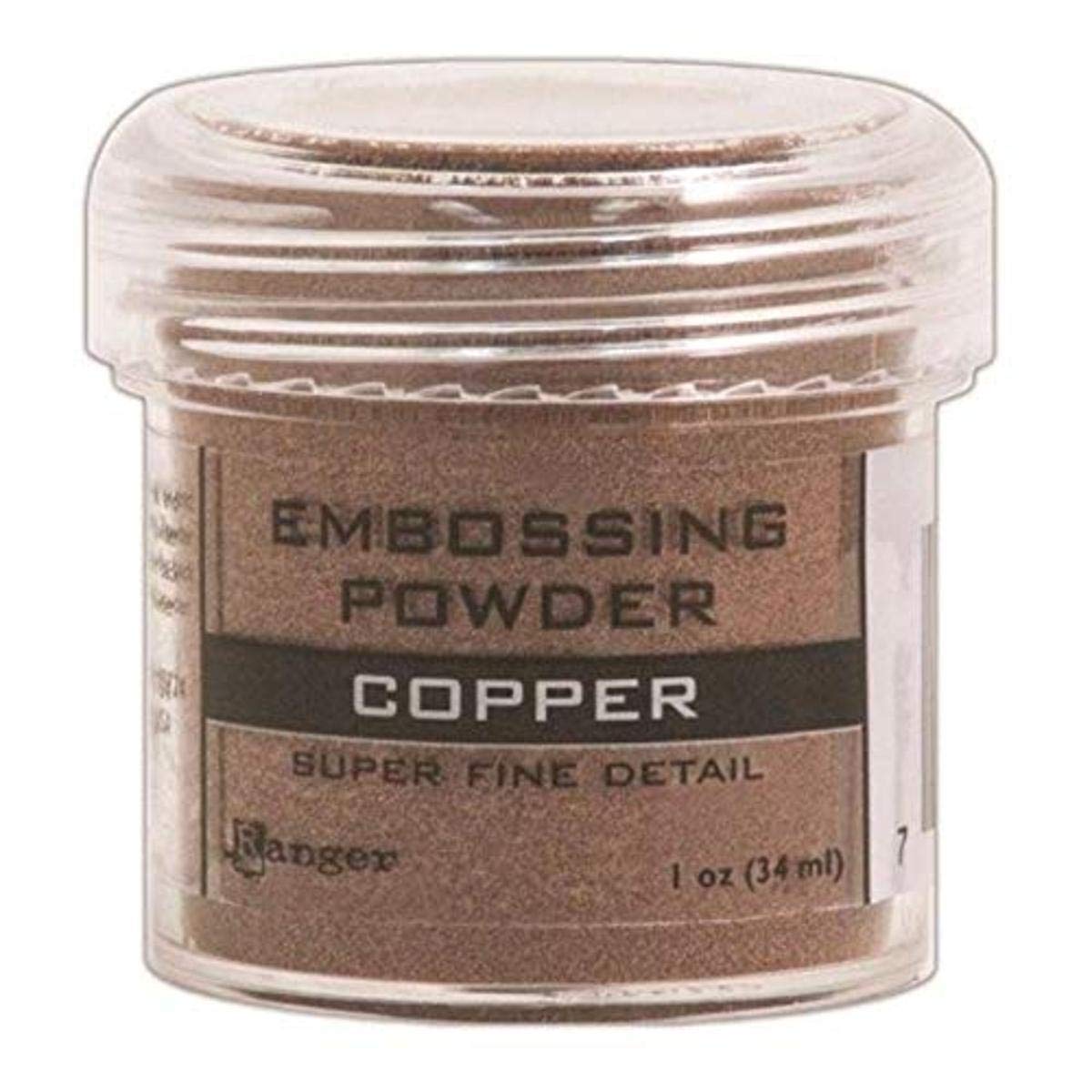 Ranger Embossing Powder - Fine Copper, 0.5 oz Jar for Card Making, Scrapbooking & DIY Crafts | Heat Embossing for Paper Projects, Wedding Invitations & Home Decor