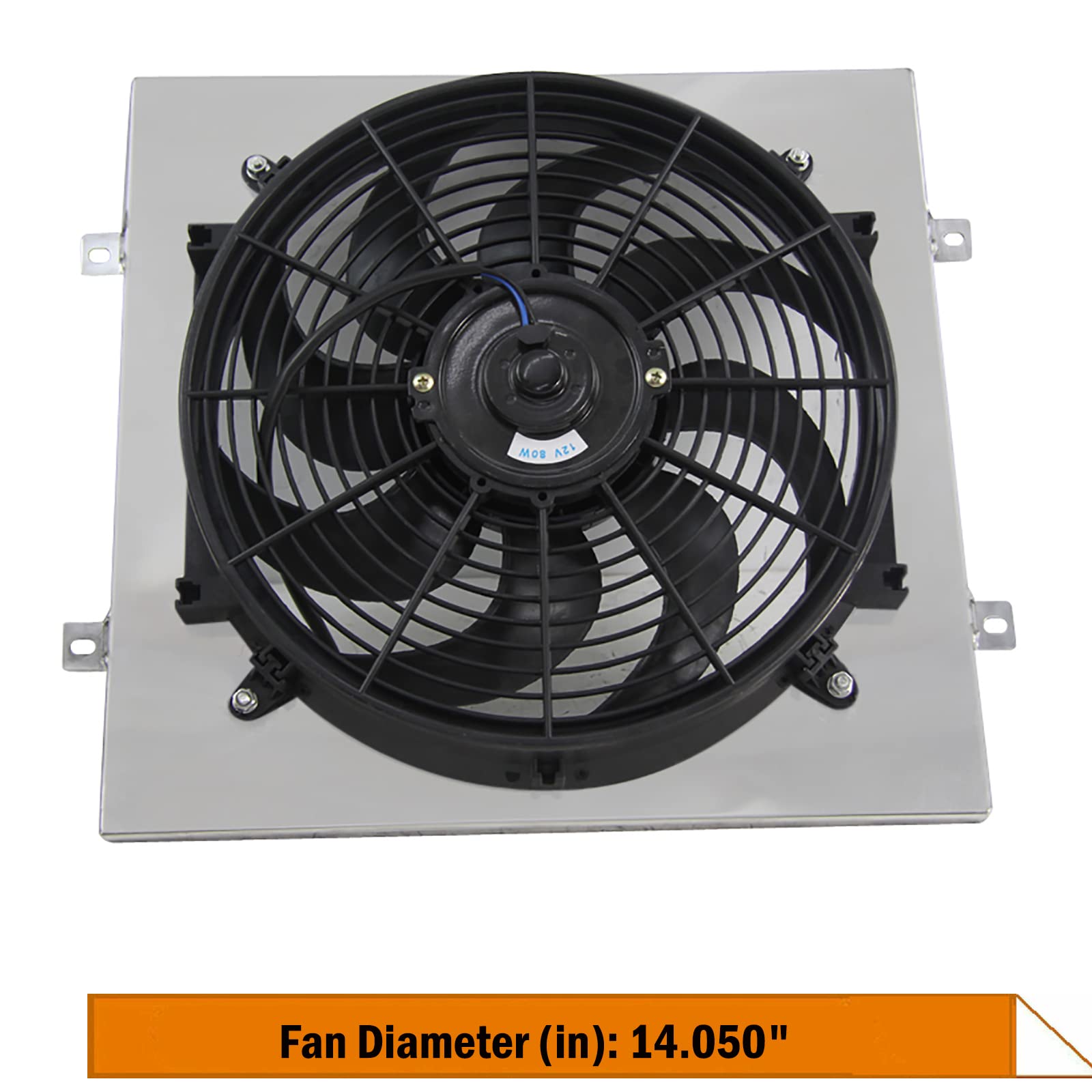 Aluminum Radiator Shroud + 14