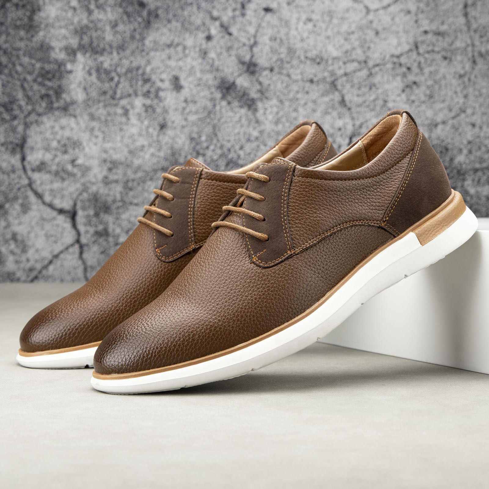 Meijiana Men's Oxford Shoes - Stylish Lightweight Casual & Business Dress Shoes for Men | Perfect for Office, Formal Events & Everyday Wear
