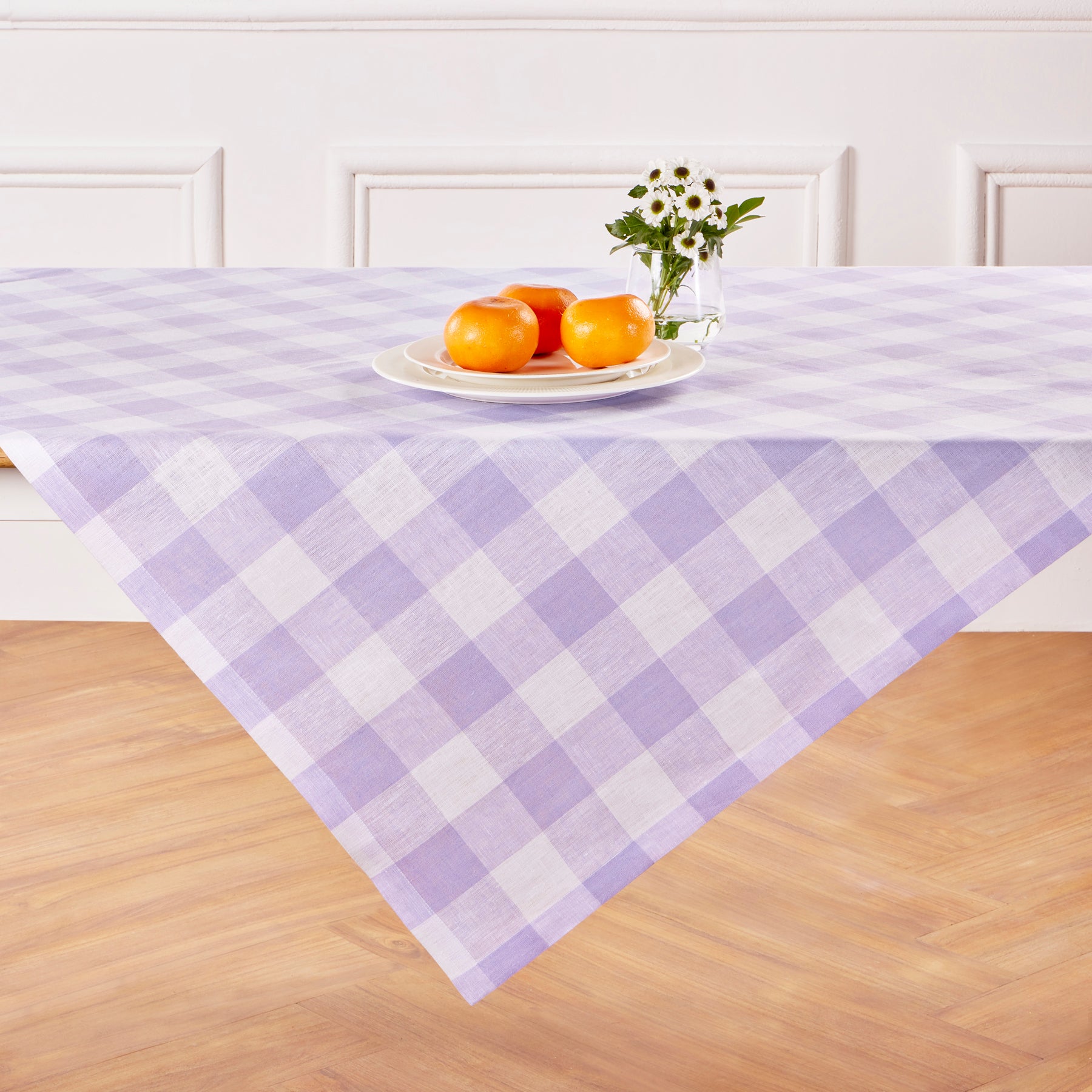 Buffalo Check Table Throw - Soft and Durable Plaid Table Cover for Kitchen, Dining Room, and Picnic - Perfect for Holiday Decor and Outdoor Gatherings
