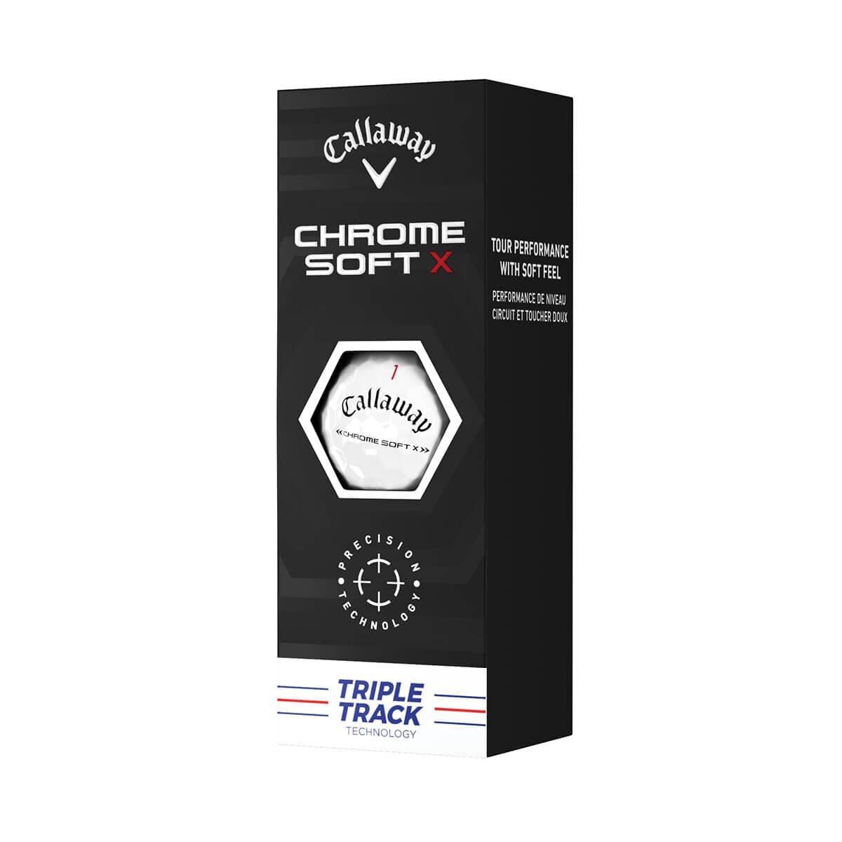 Callaway Chrome Soft X Golf Balls - Triple Track Yellow for Enhanced Putting Accuracy