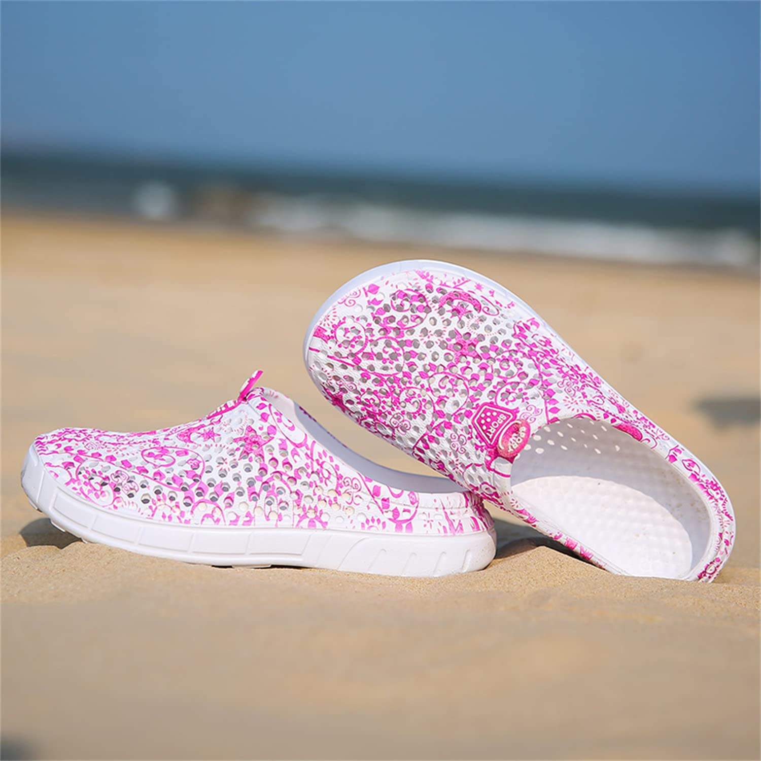 **MDPCX Women's Garden Clogs - Breathable Water Shoes for Beach, Pool, Bathing & Travel - Comfortable Slip-On Slippers for Walking, Home & Outdoor Use**