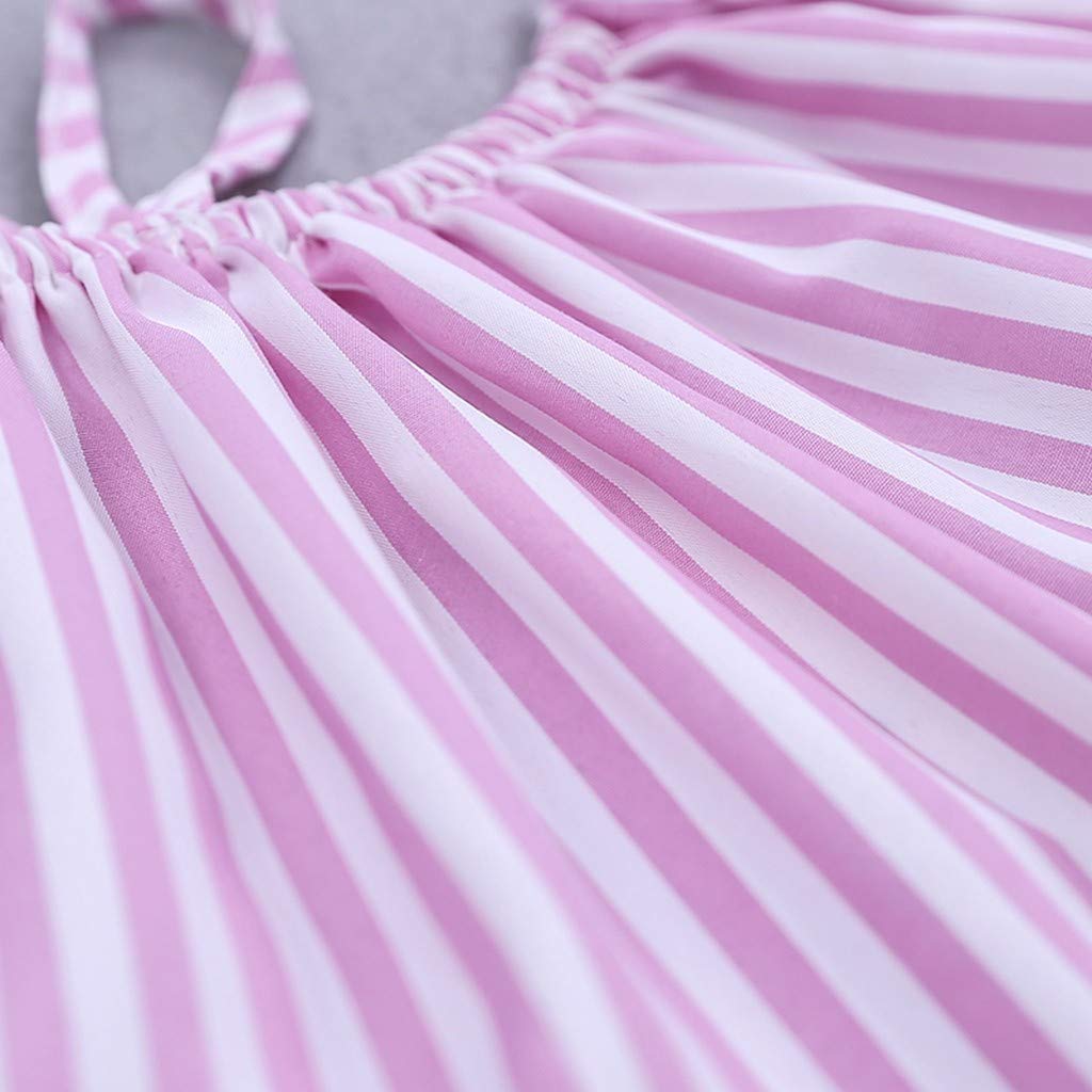 Vintage Girls Outfit Set - Off Shoulder Striped Top, Ripped Jeans & Headband | Cute Casual Summer Outfits for Toddler Girls | Birthday Party, Photo Shoot, Playdate