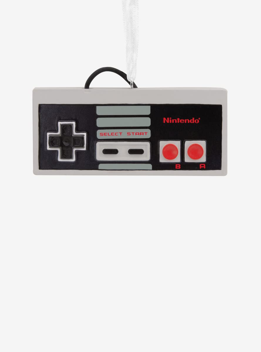 Hallmark Nintendo NES Controller Christmas Ornament - Retro Gaming Holiday Decor for Tree, Gift & Gaming Room Decoration