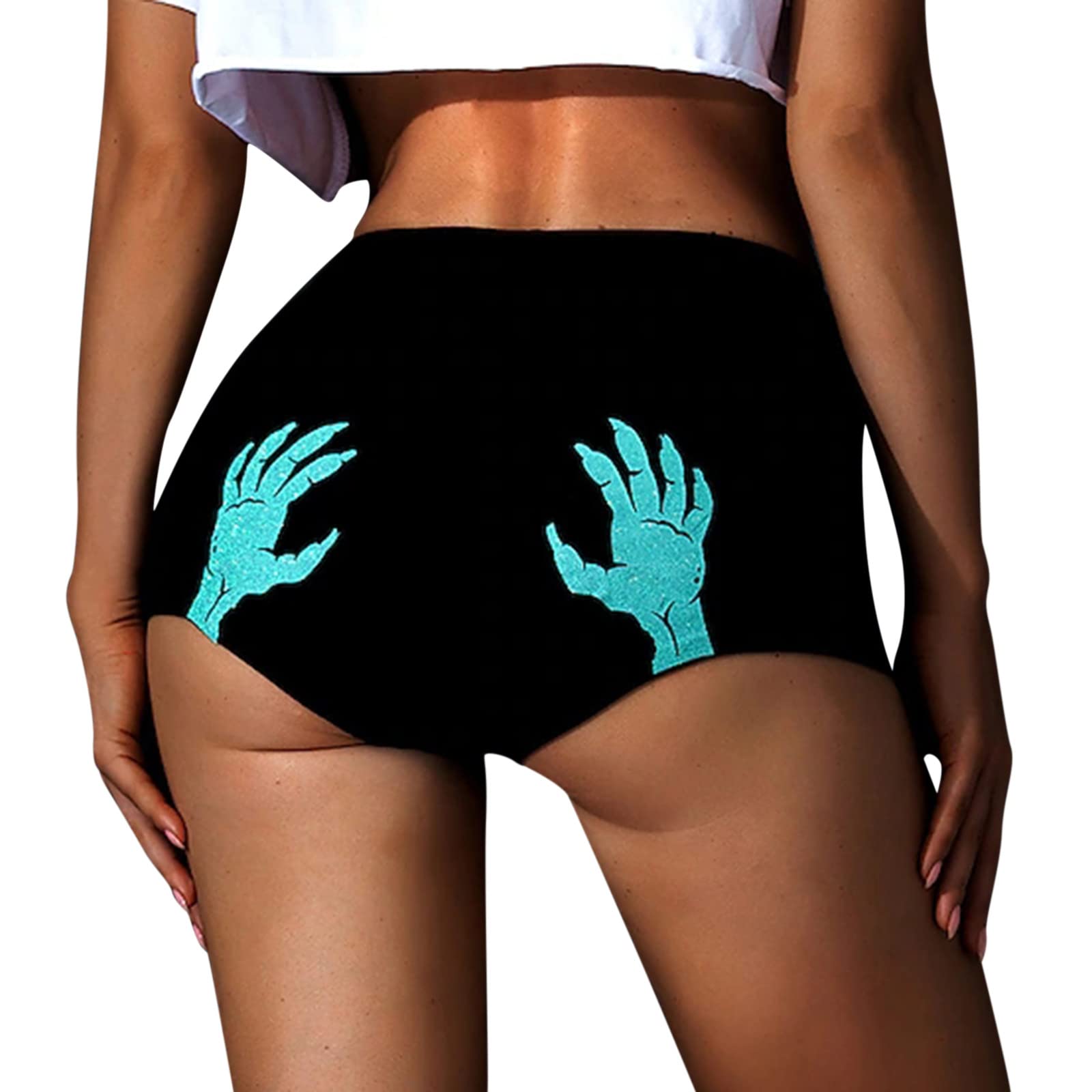 Sexy High Waist Lingerie for Women - Print Pieces Temptation Panties | Comfortable Underwear for Date Night, Boudoir & Special Occasions