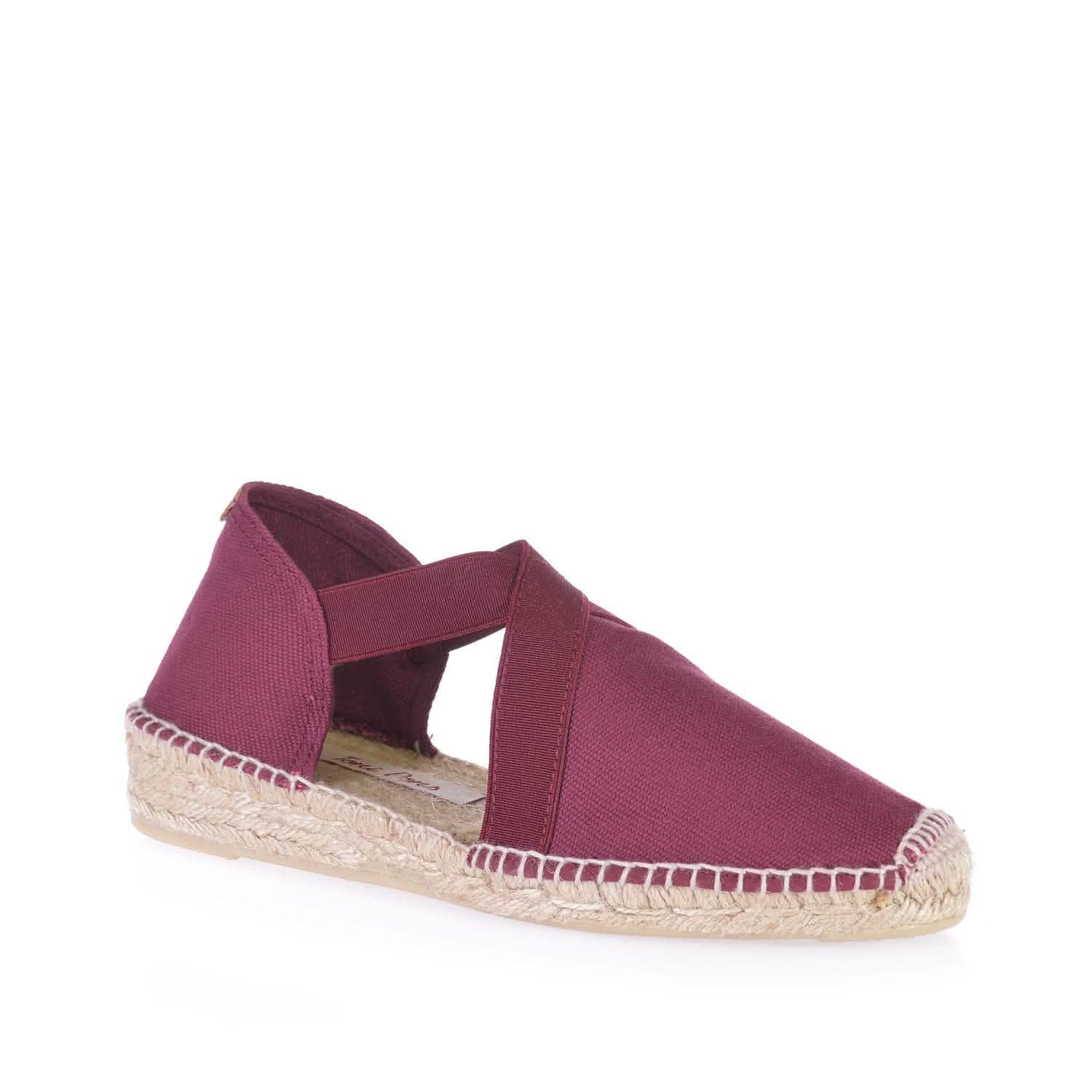 Women's Canvas Espadrille Shoes with Comfortable Jute Sole & Elastic Design - Perfect for Summer, Beach, and Casual Outings