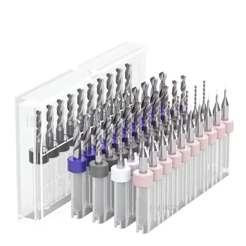 10-Piece Carbide Micro Drill Bit Set (2.1-3mm) for PCB & Circuit Boards - High Precision Hard Alloy Step Drills - Includes 10pcs 2.15mm Bits - Perfect for Electronics Repair, Jewelry Making & DIY Projects