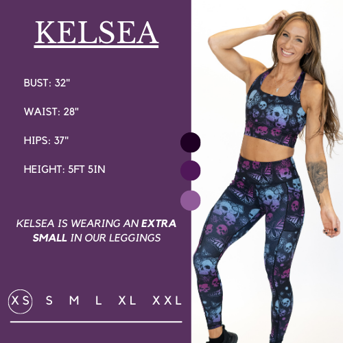 Pretty Deadly Leggings - High Waisted Yoga Pants for Women | Vibrant Printed Workout Leggings | Perfect for Gym, Running & Lounge Wear