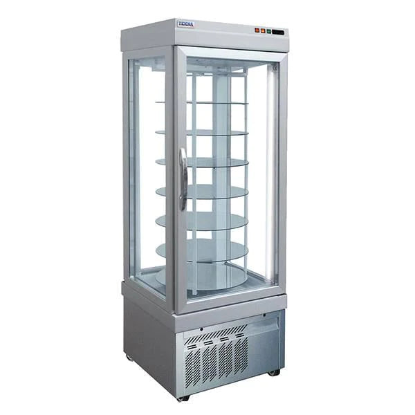 AMFTO 4-Sided Revolving Glass-Free Freezer Merchandiser 4401 NFN - Perfect for Convenience Stores, Supermarkets & Ice Cream Shops