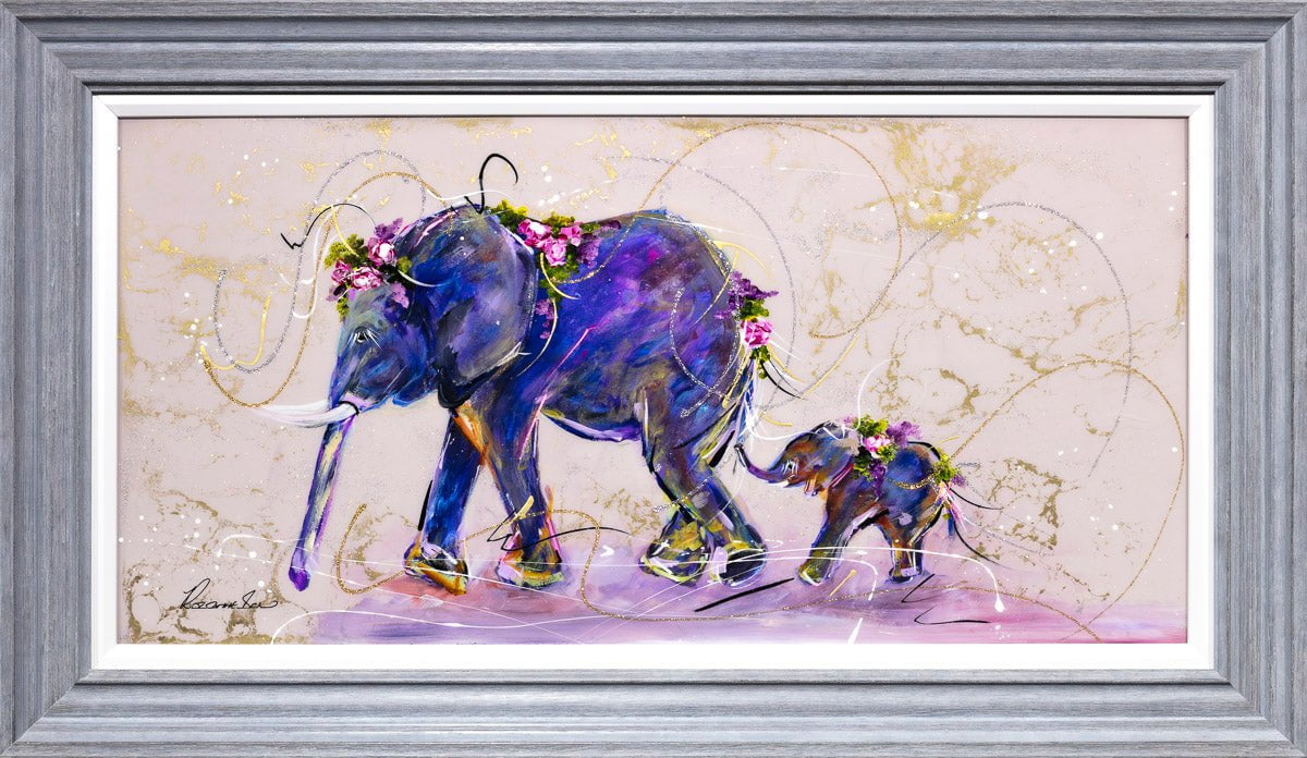 Original 'A Mother's Guidance' Artwork - Handmade Wall Decor for Living Room, Bedroom & Nursery - Perfect Gift for Mother's Day, Housewarming & Baby Showers