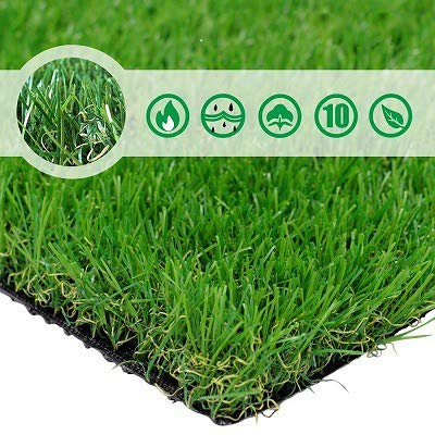 Premium 6FT x 8FT Pet-Friendly Artificial Grass Mat - Realistic & Thick Synthetic Turf for Dogs - Perfect for Outdoor Gardens, Patios, and Pet Play Areas