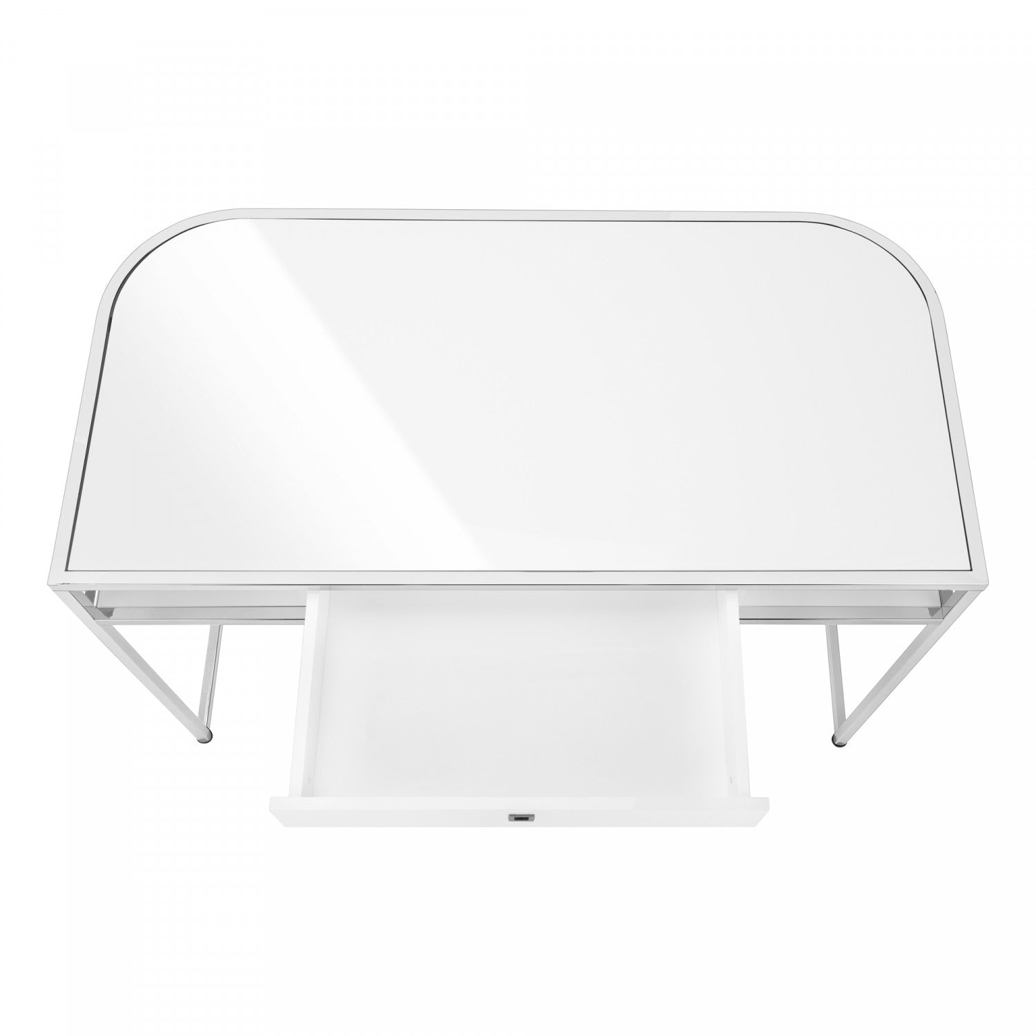 Davro White Modern Office Desk - Stylish & Durable Workspace Solution for Home & Business