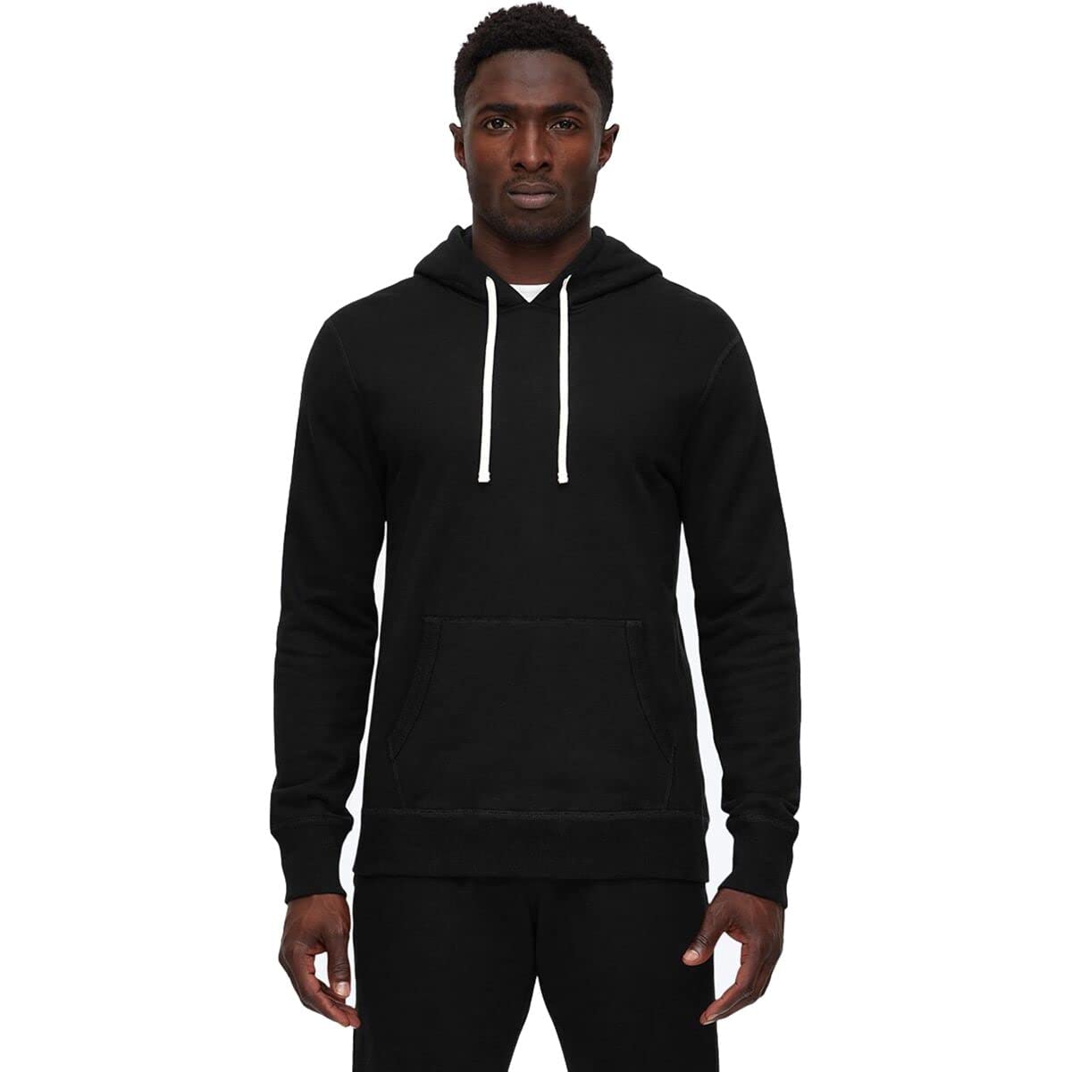 Reigning Champ Men's Mid Weight Terry Pullover Hoodie | Premium Cotton Sweatshirt for Men | Casual Wear, Gym & Lounge Comfort