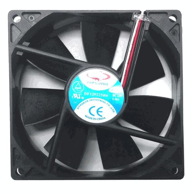 Dynatron DF129225BM 92x92x25mm 12V Medium Speed Cooling Fan - Perfect for PC Cooling, Electronics Enclosures & Server Racks