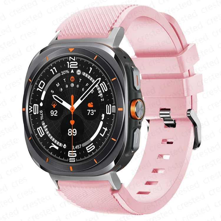 Rugged Band for Samsung Galaxy Watch Ultra - Durable Military-Grade Strap for Outdoor Sports & Fitness Tracking