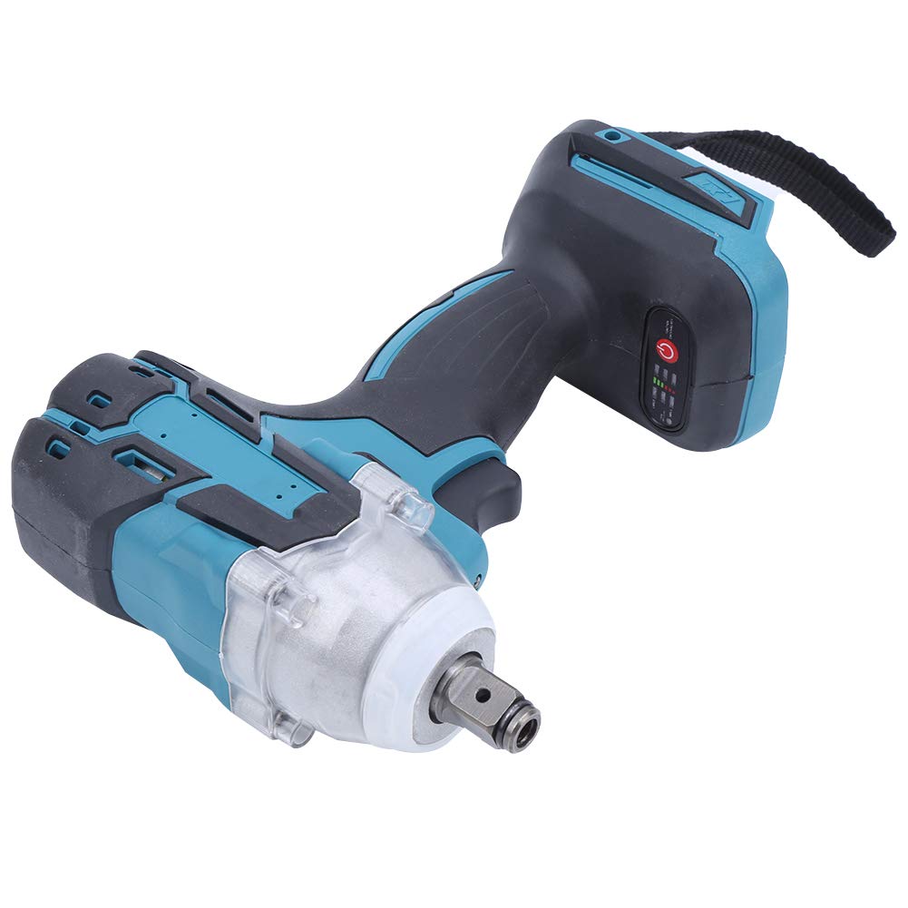 21V Rechargeable Brushless Electric Impact Wrench - 1/2 Inch Compact Cordless Power Tool with Battery - Perfect for Automotive Repair, Construction & DIY Projects