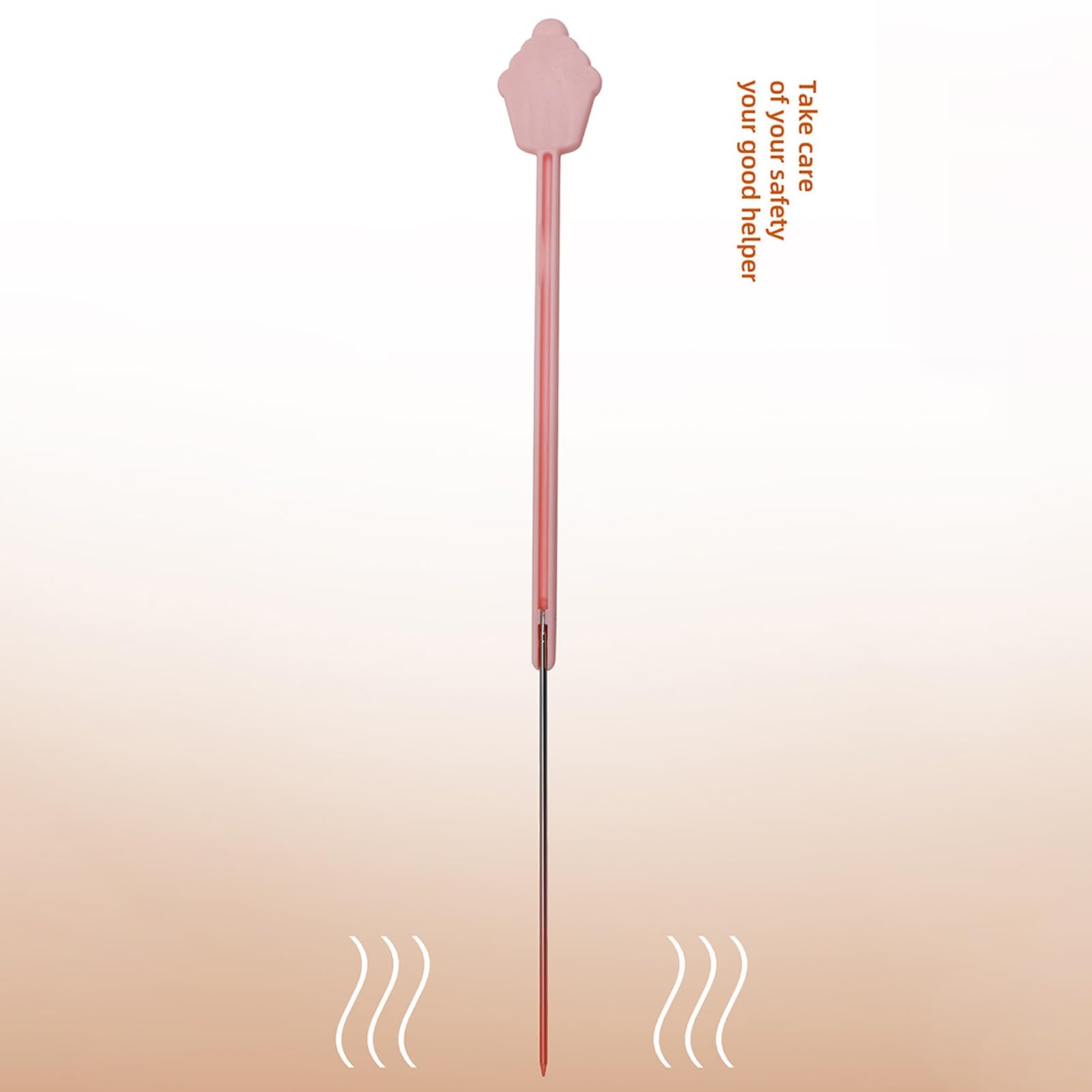 4Pcs Stainless Steel Cake Tester Kit - Portable Folding Cake Needle for Baking, Cooking & Kitchen Use - Perfect for Testing Sponge Cakes, Cupcakes & Bread Doneness