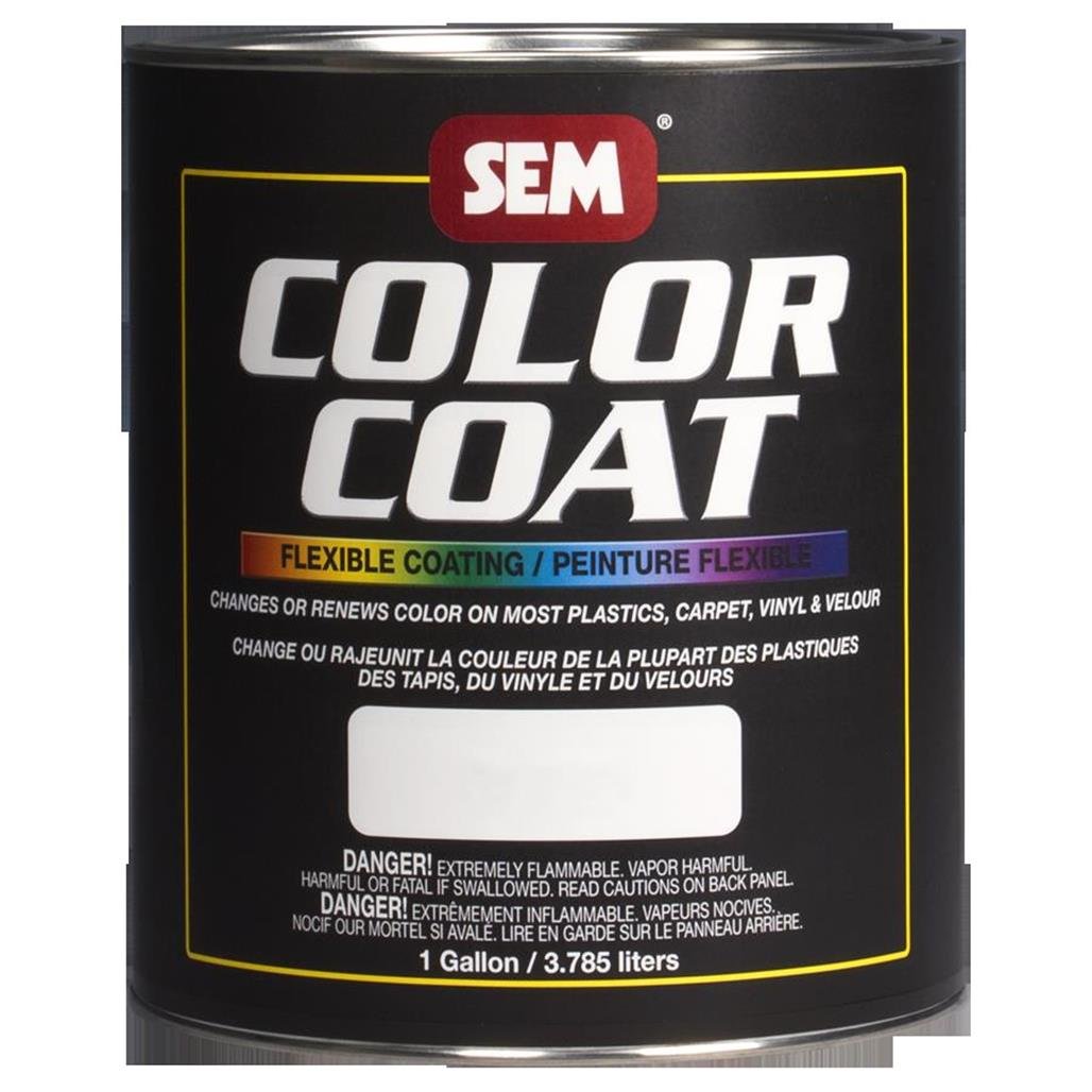 SEM 15511 Fast Yellow Industrial Coating Paint - 1 Gallon for Metal, Concrete & Wood Surfaces - High Performance Weatherproof Protective Paint for Outdoor Equipment, Machinery & Structures