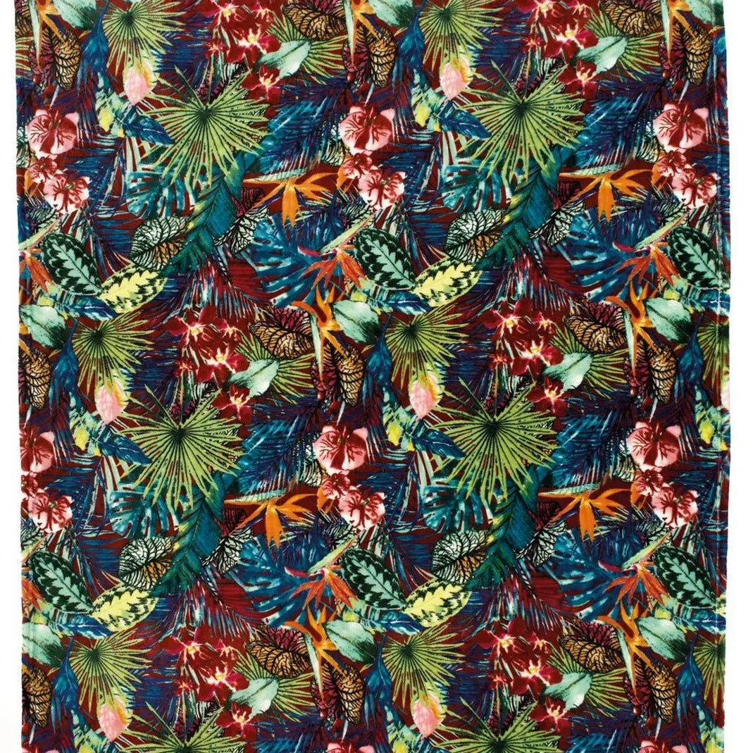 Deyongs Pamplemousses Printed Throw Blanket - Soft Flannel Fleece Bedding for Couch, Sofa & Bed - Cozy Home Decor Gift for Women & Men - Perfect for Living Room, Bedroom & Travel Use