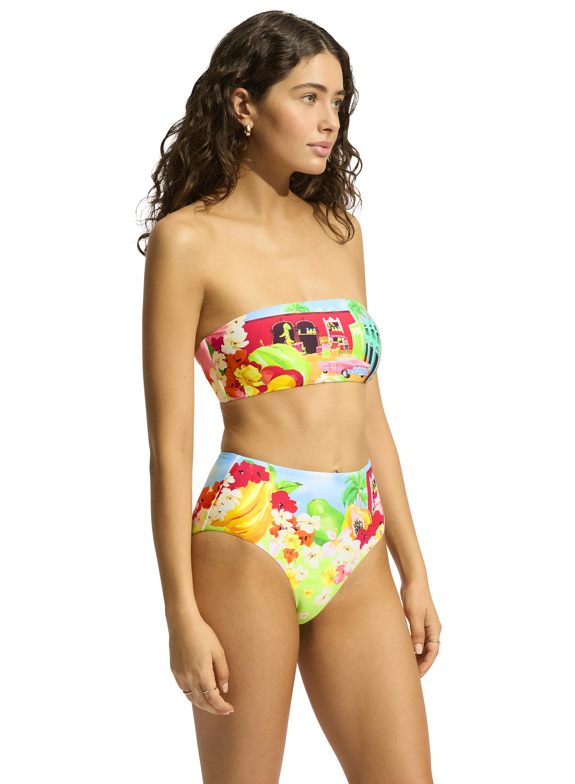 Seafolly Women's Bandeau Tube Bikini Top - Sexy Push Up Swimwear for Beach & Pool | Summer Vacation Essentials