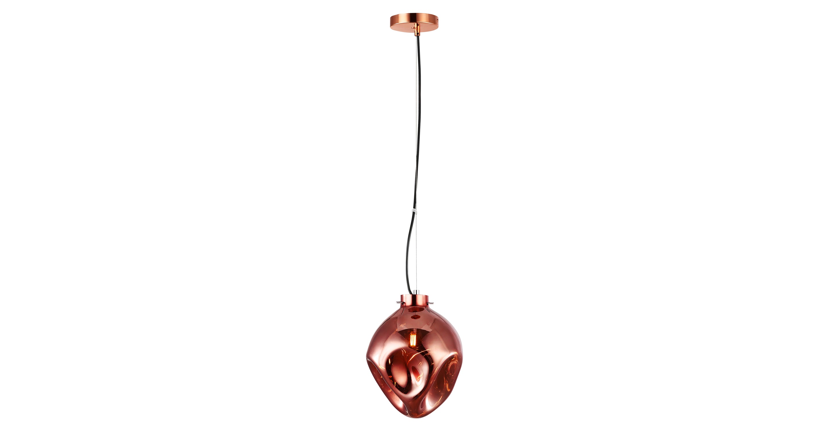 Modern Bette Pendant Light Fixture - Sleek Hanging Chandelier for Kitchen Island, Dining Room & Bedroom Lighting - Adjustable Height Contemporary Ceiling Lamp