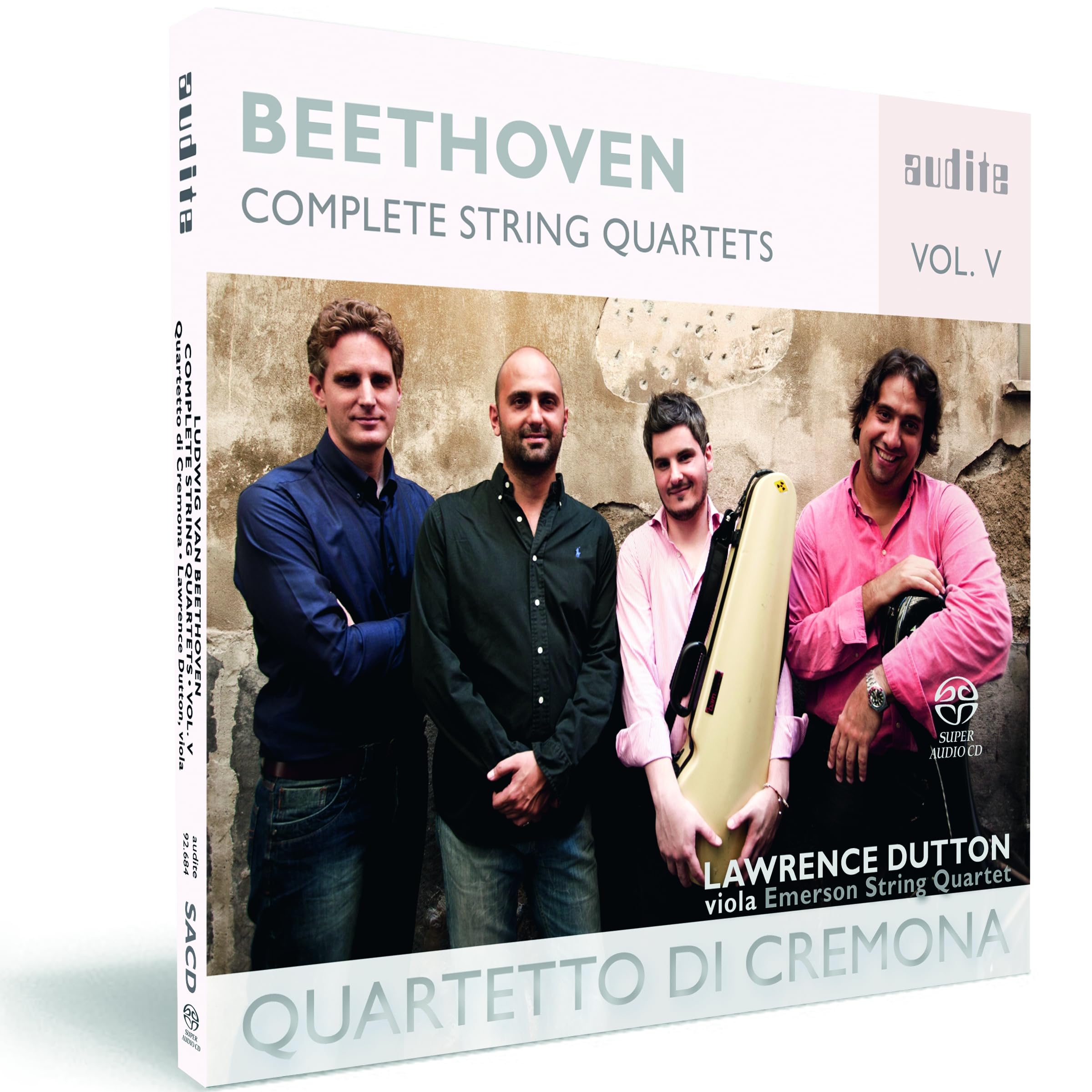 Beethoven Complete String Quartets 5-CD Box Set | Classical Music Collection | Perfect for Home Listening, Study & Gifting