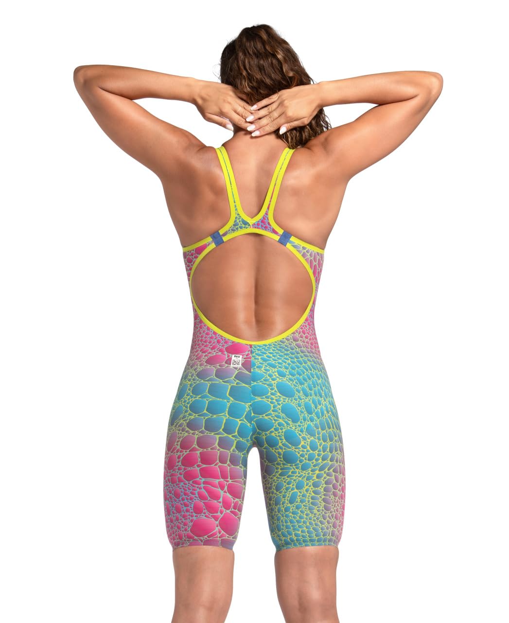 Arena Powerskin Carbon Air² Women's Open Back Racing Swimsuit - High Performance Competition Swimwear for Triathlon & Swim Training