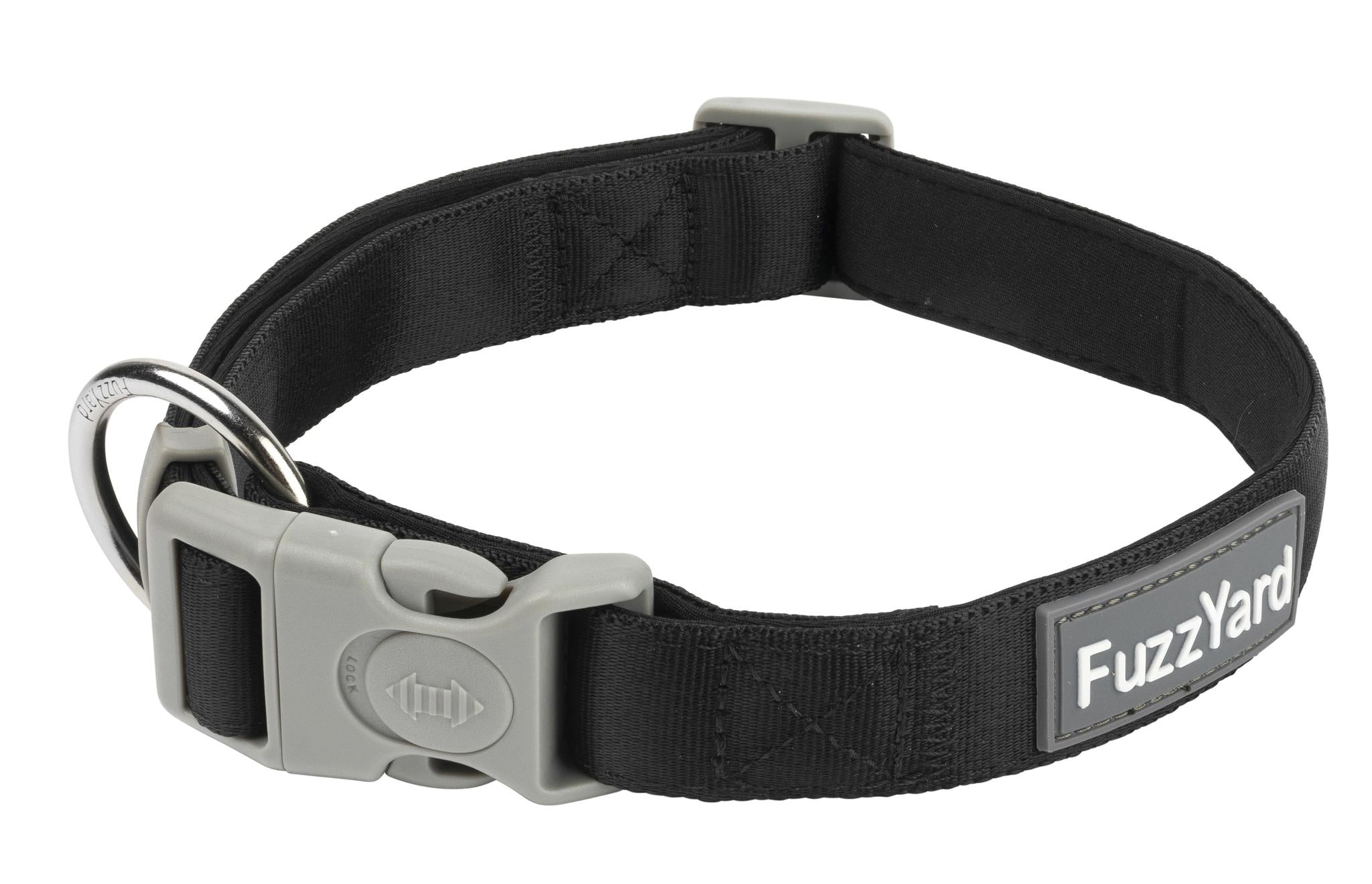Fuzzyard SWAT Tactical Dog Collar - Heavy Duty Nylon Pet Collar for Large Dogs - Adjustable & Reflective for Night Safety - Perfect for Training, Walking & Outdoor Adventures