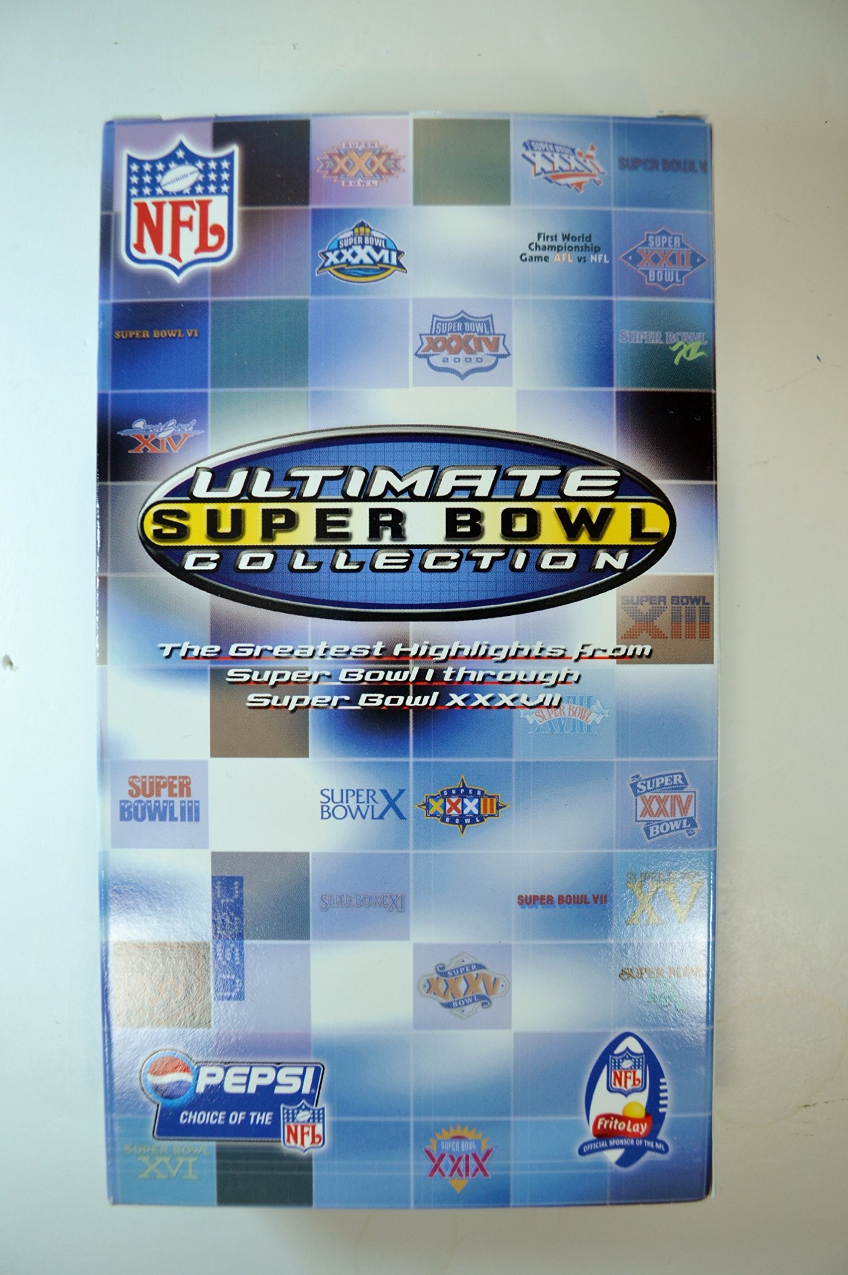 Ultimate Super Bowl Collection - Greatest Highlights from Super Bowl I to Super Bowl XXXVII | NFL Football Memorabilia for Fans & Collectors | Perfect for Game Room Decor, Sports Gifts & Football Enthusiasts