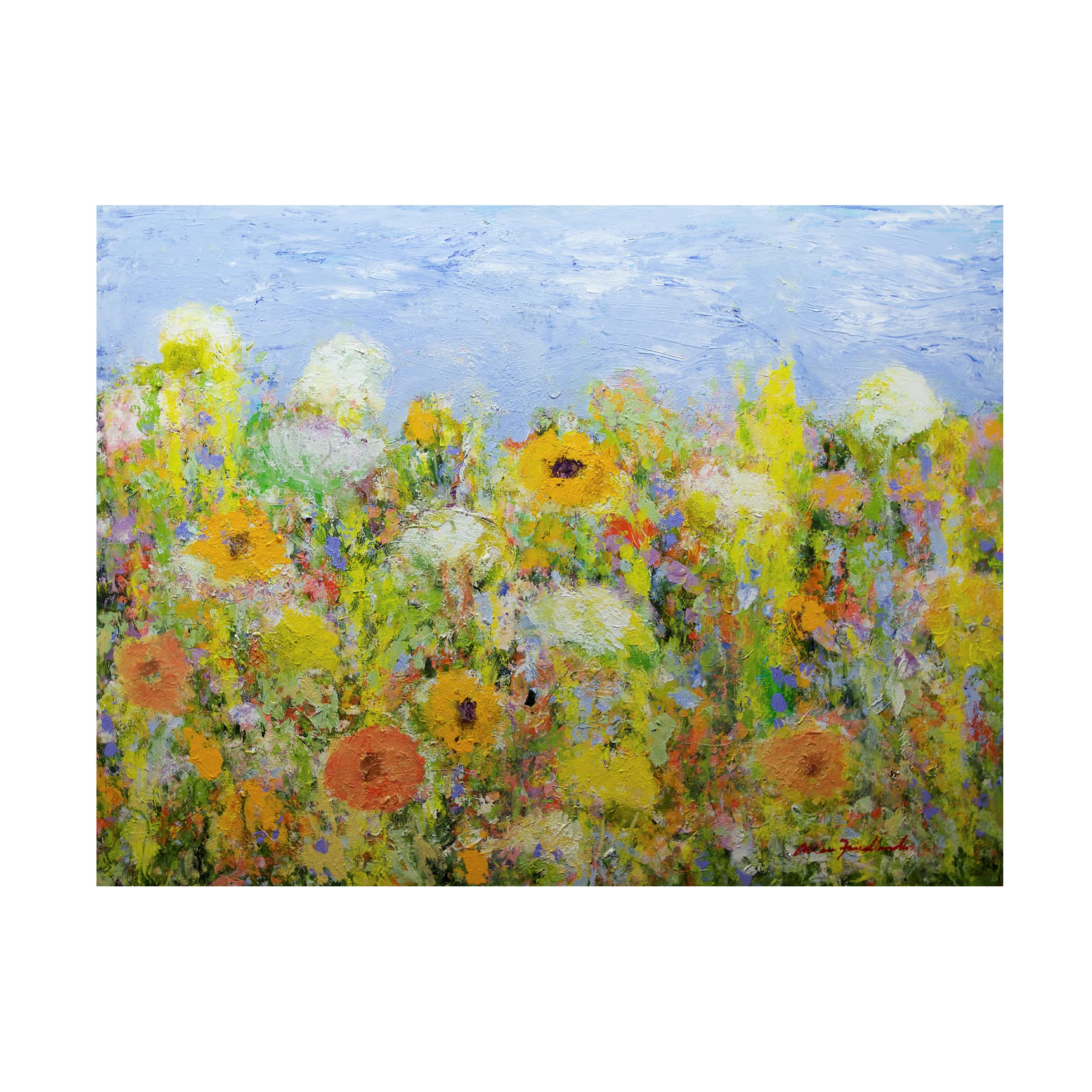 Trademark Fine Art 'Dandelion Dust' Canvas Wall Art Print by Allan Friedlander - Perfect for Living Room, Bedroom & Office Decor