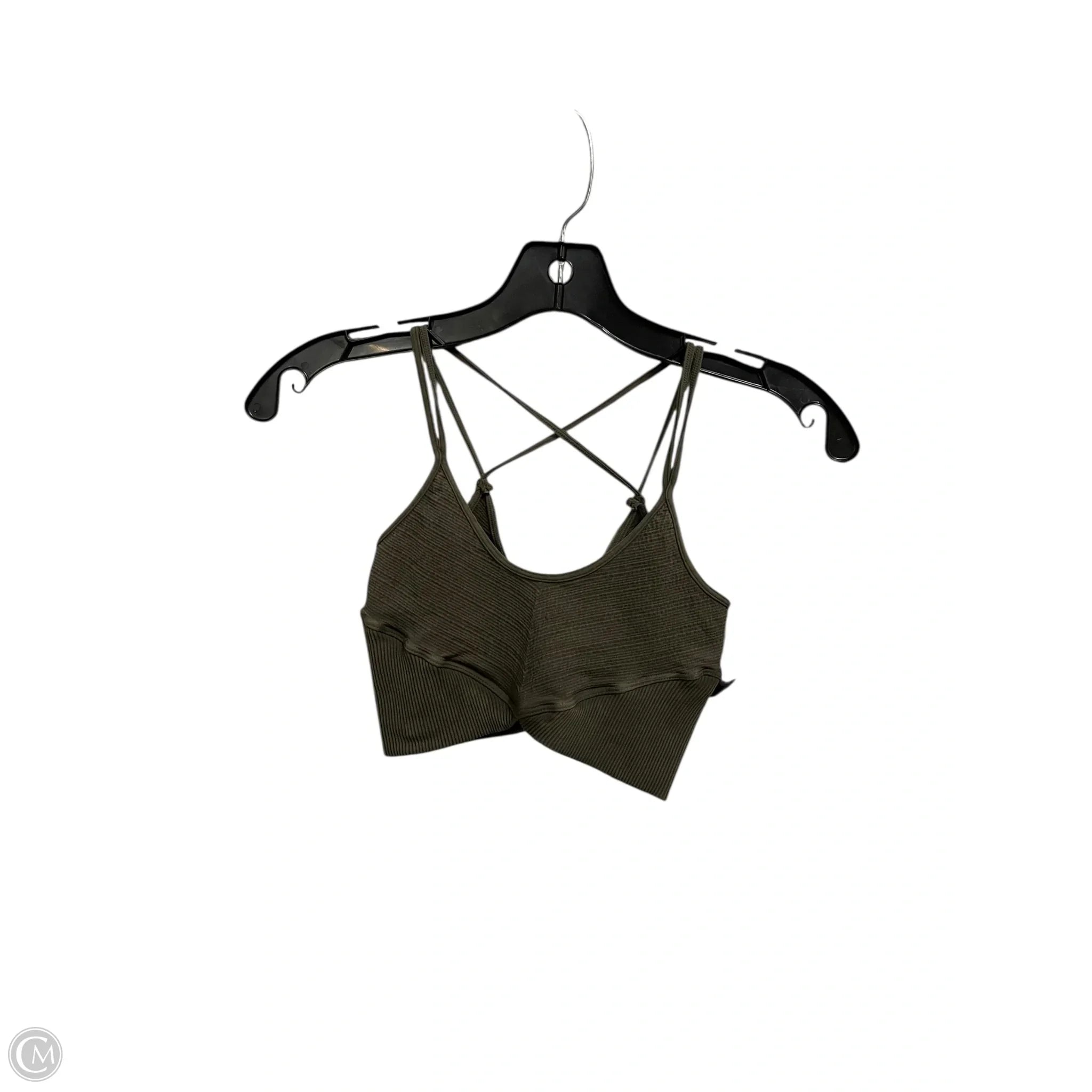 Free People Green Athletic Bra - XS Size - Perfect for Yoga, Running & Gym Workouts