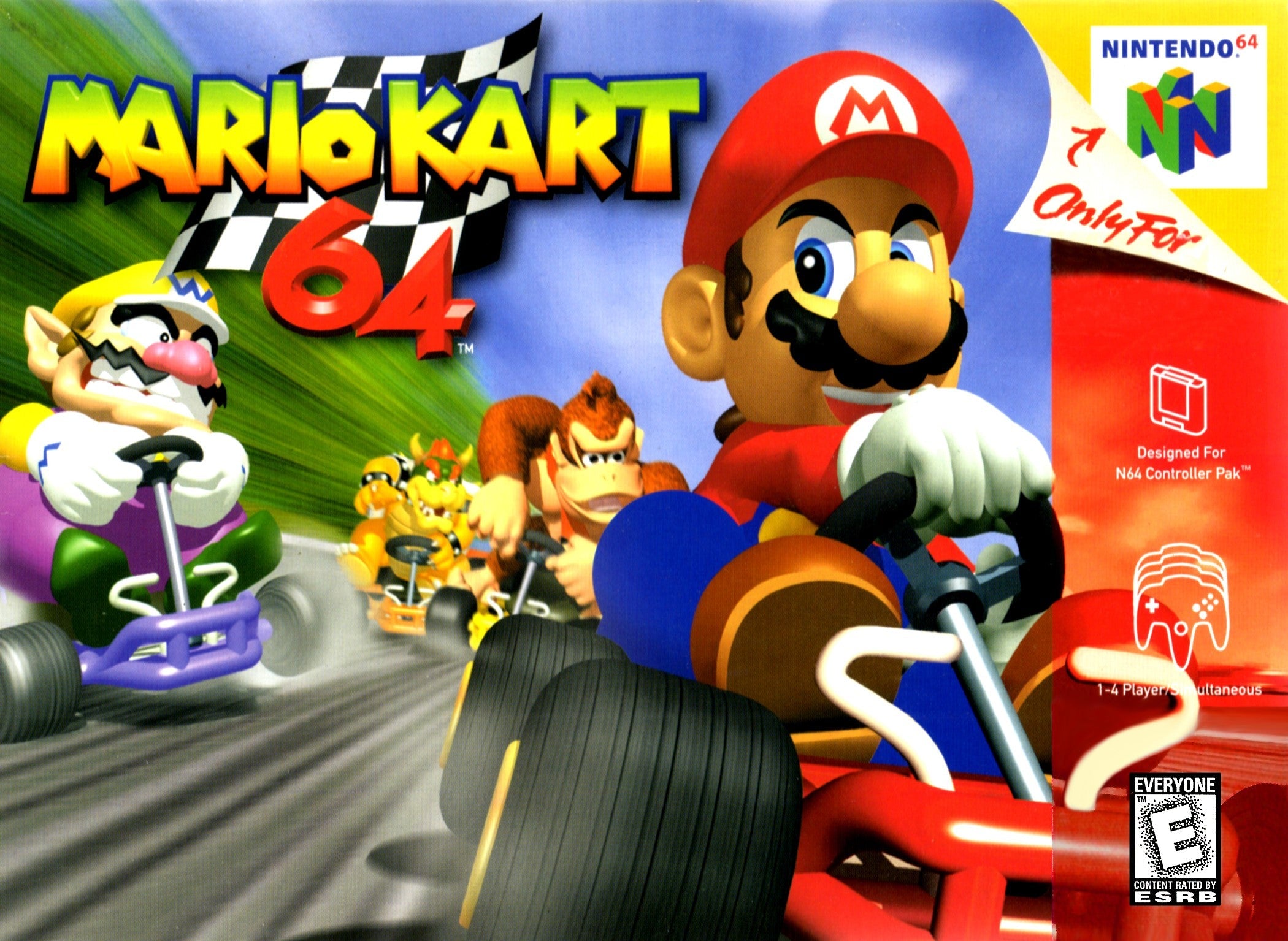Used Mario Kart 64 N64 Video Game - Classic Nintendo 64 Racing Game for Collectors & Retro Gamers - Perfect for Nostalgic Gaming Nights & Vintage Console Setups